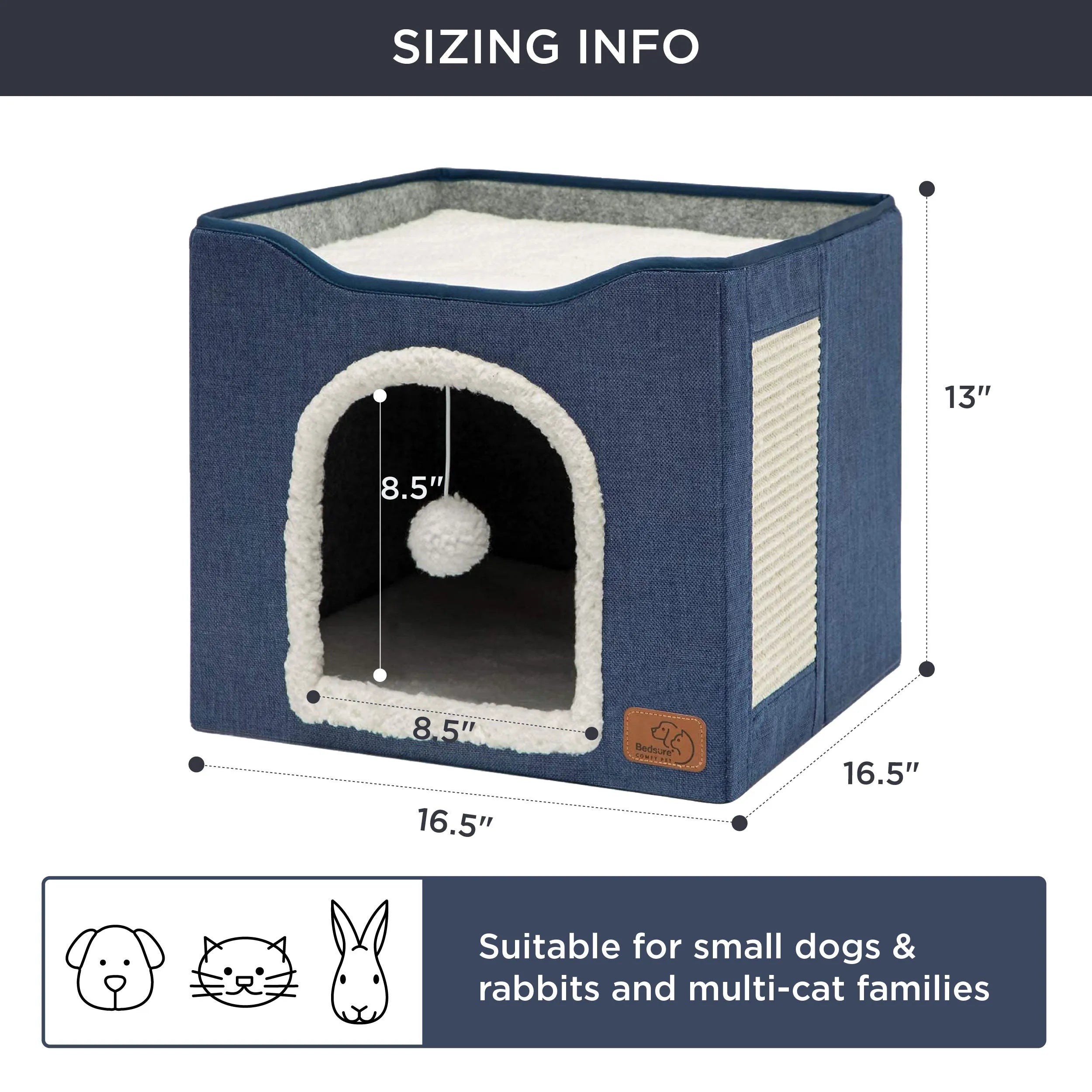 Indoor Cat Bed and House for Pets