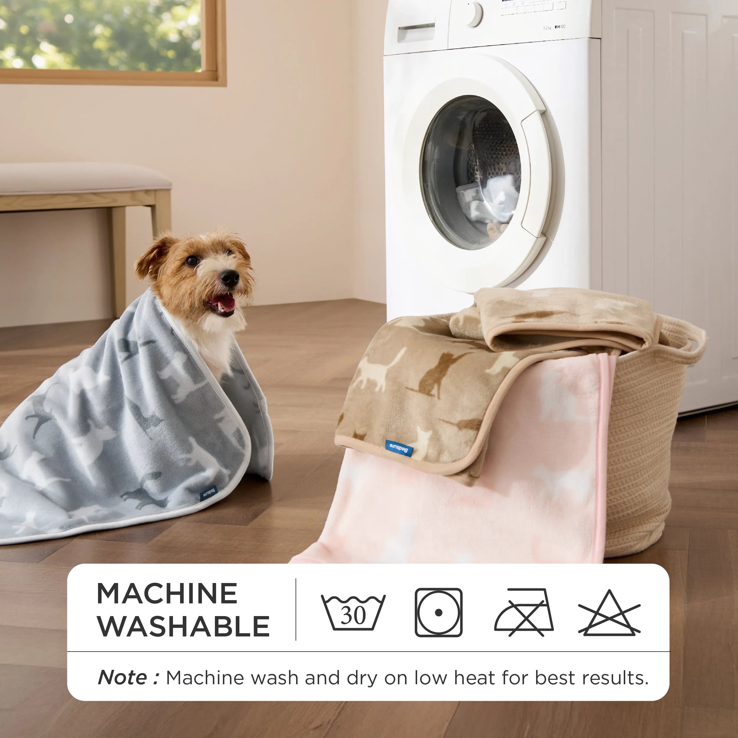 Pet Blankets - Pack of 3