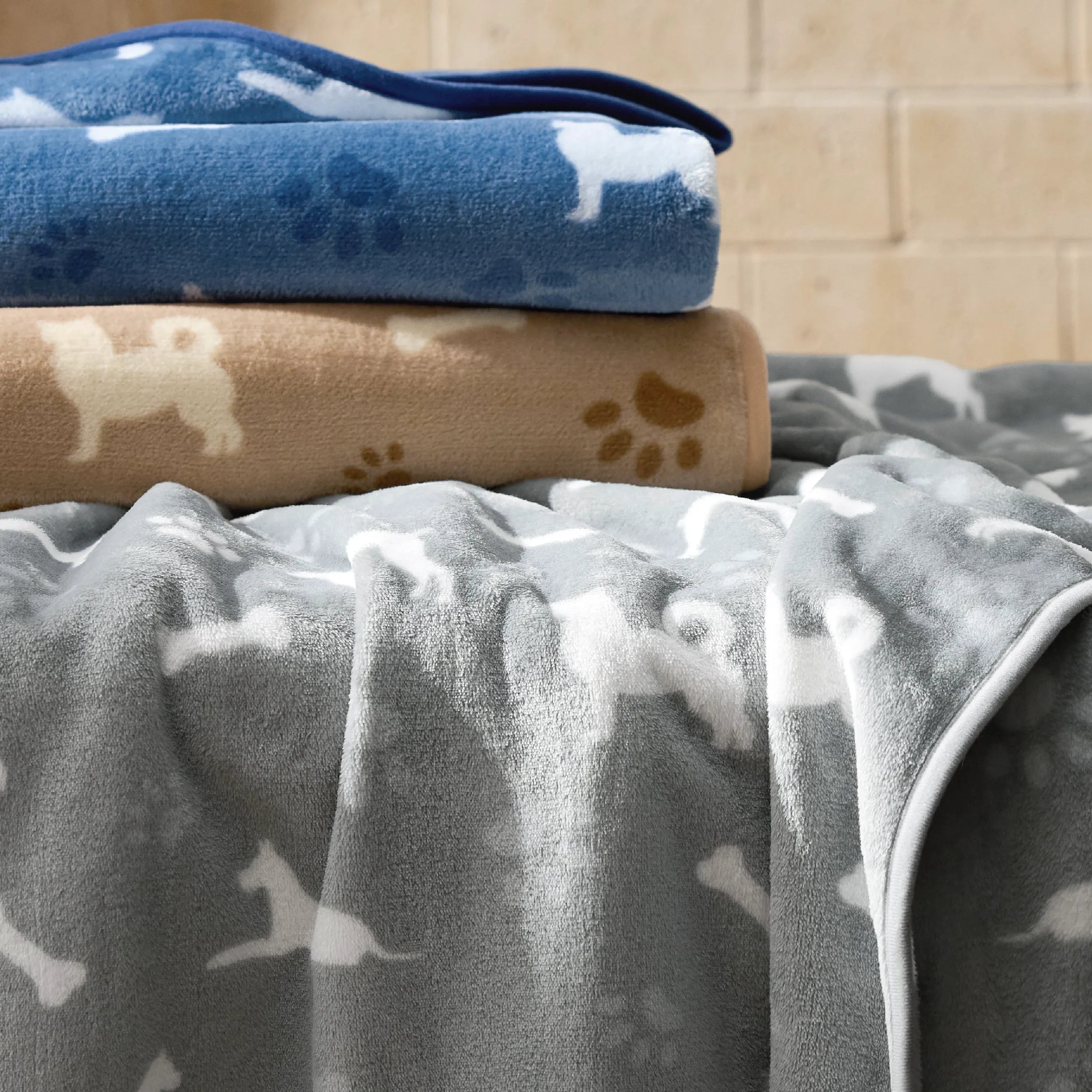 Pet Blankets - Pack of 3