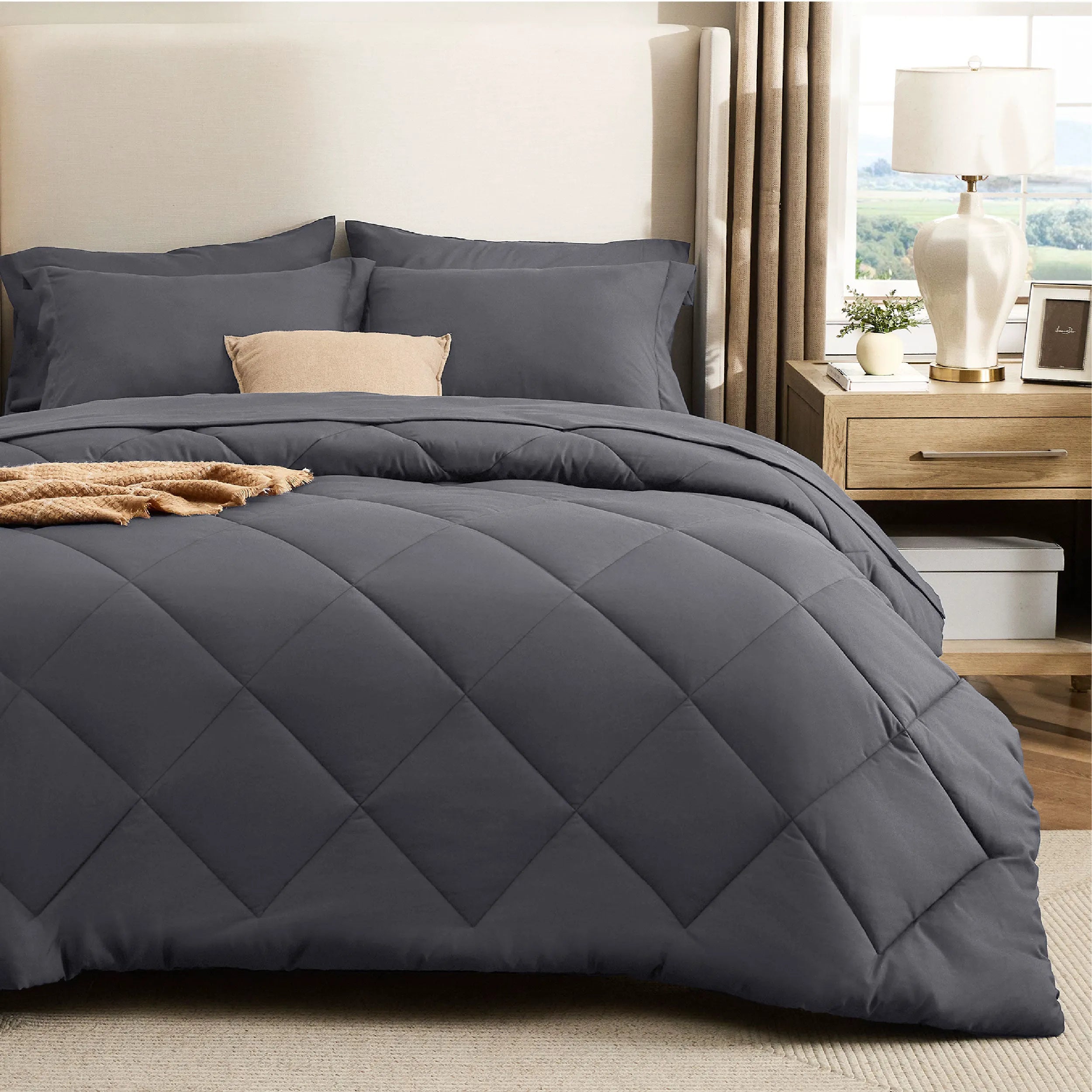 Diamond Quilted Bed-in-a-Bag