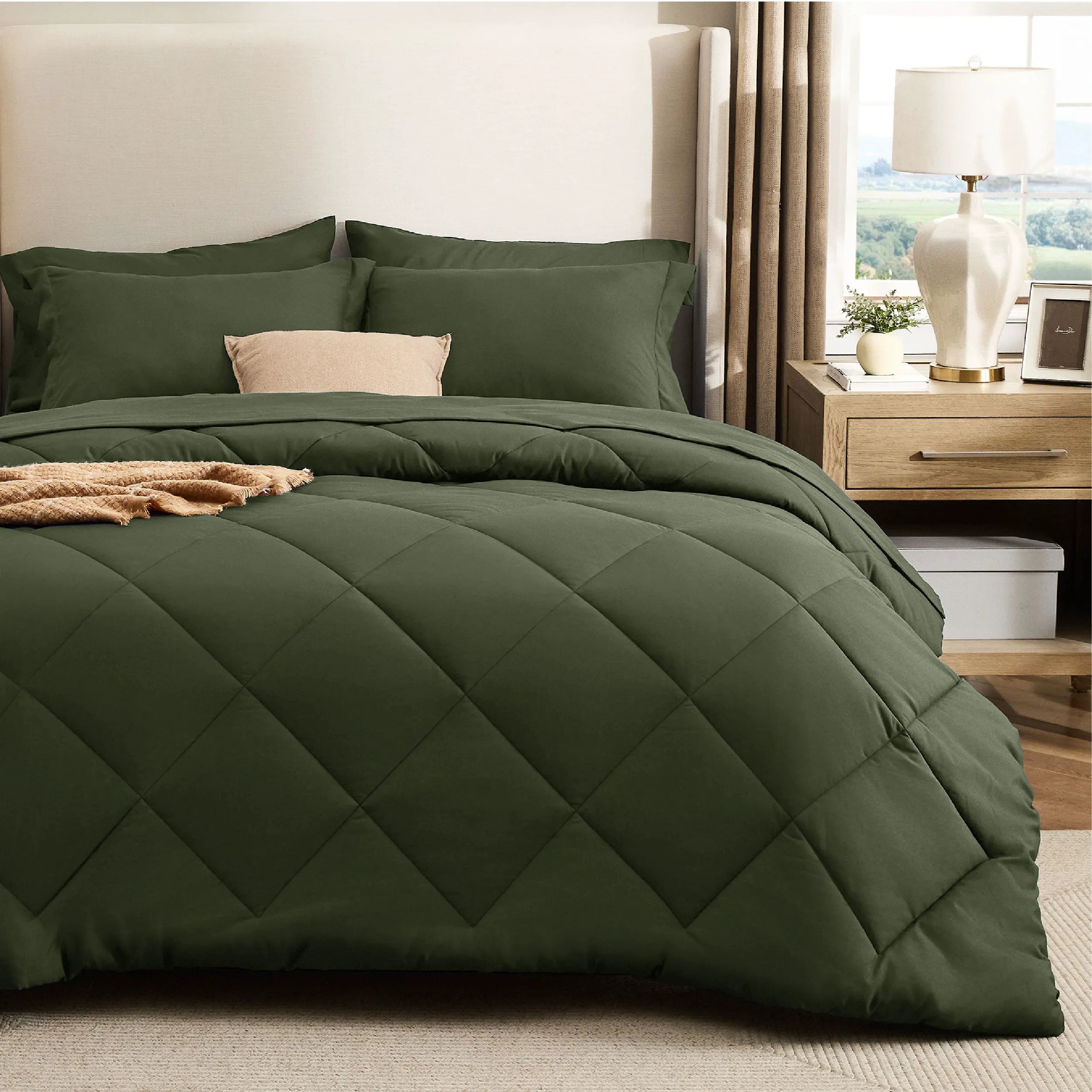 Diamond Quilted Bed-in-a-Bag