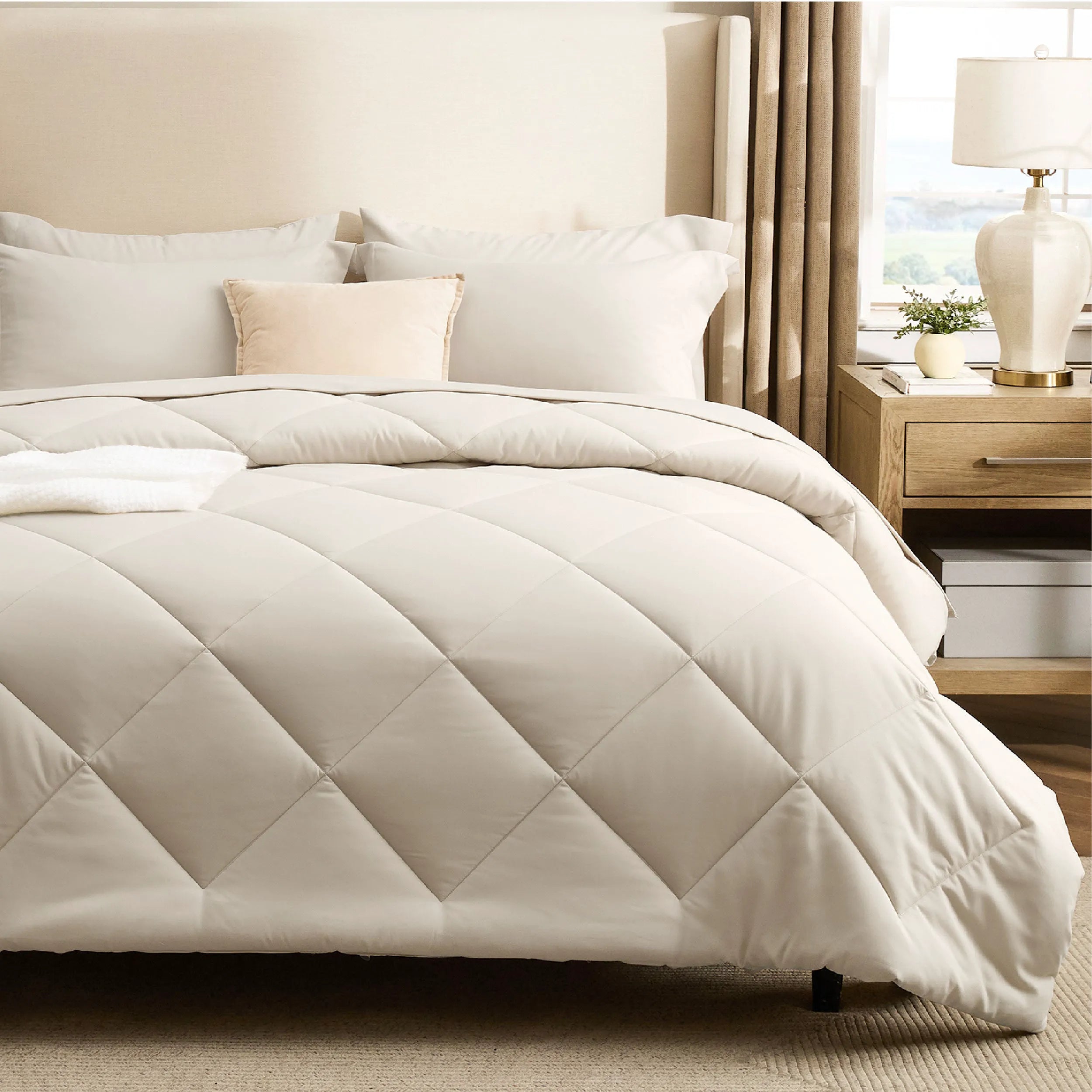 Diamond Quilted Bed-in-a-Bag