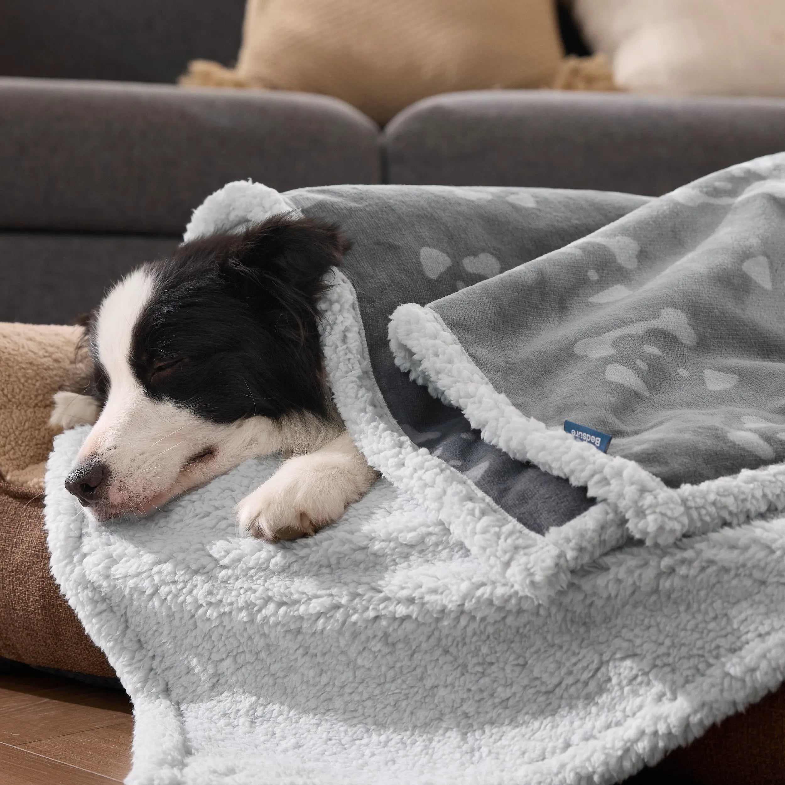 Reversible Waterproof Sherpa Blanket