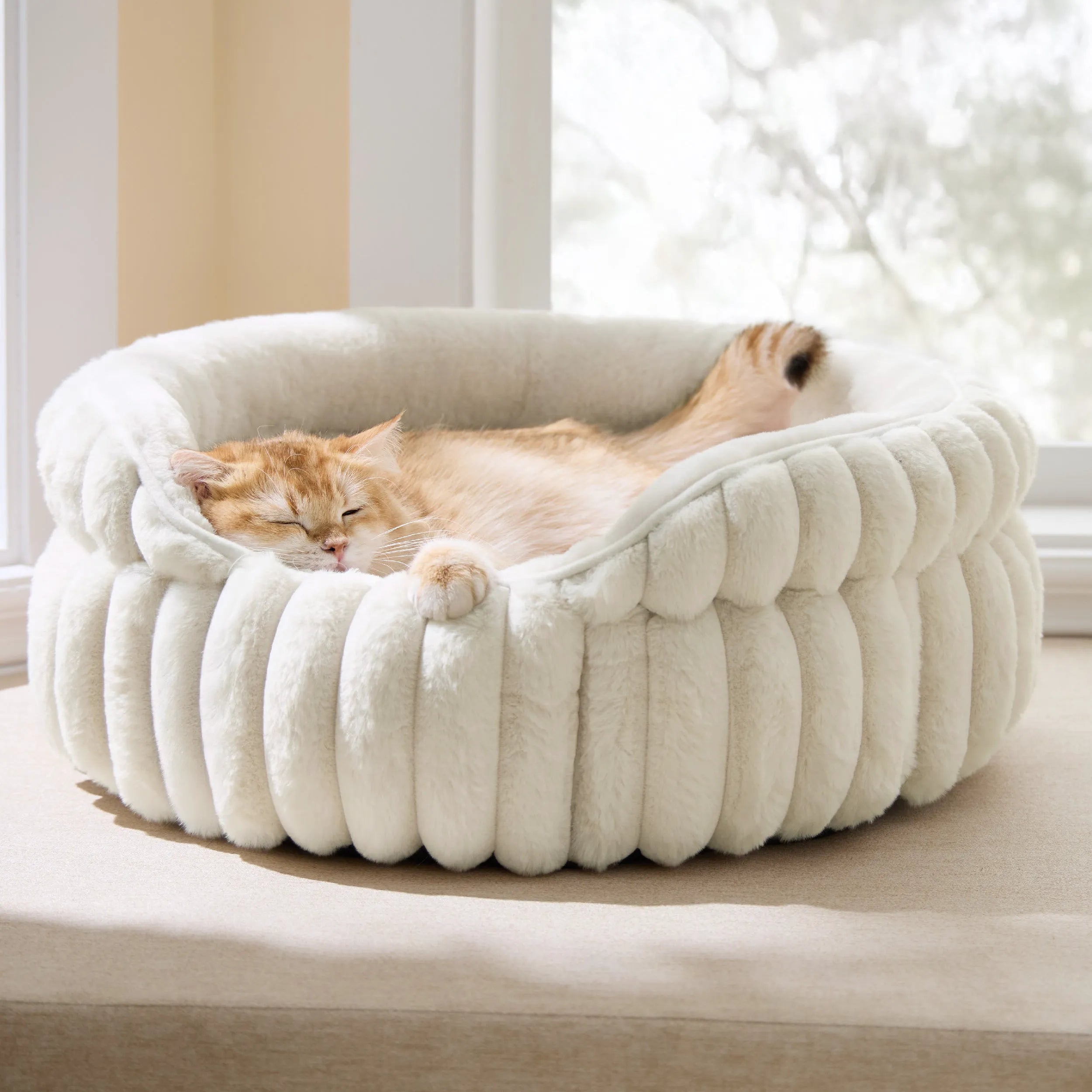 ComfyFleece™ Dual-Layer Cat Bed