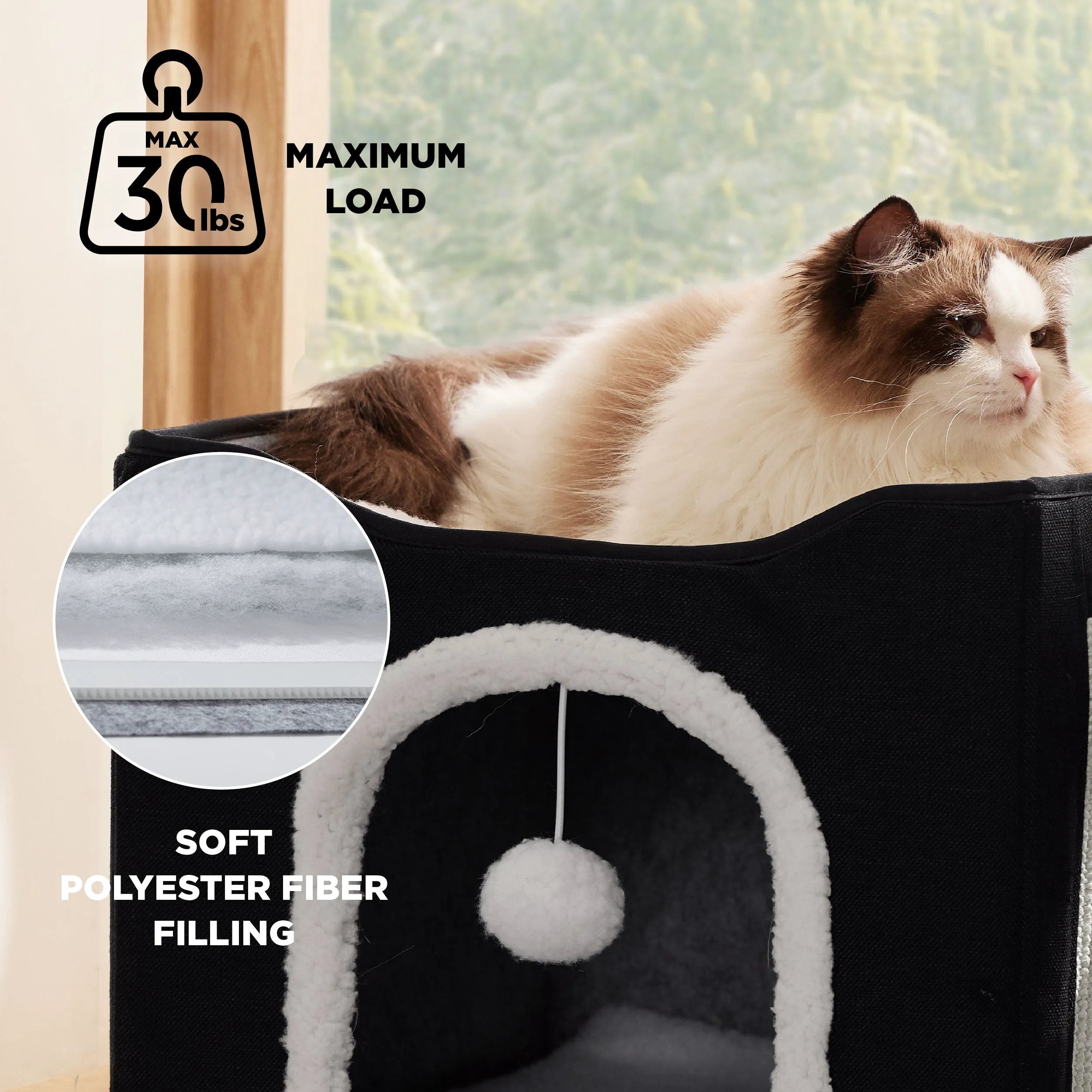 Indoor Cat Bed and House for Pets