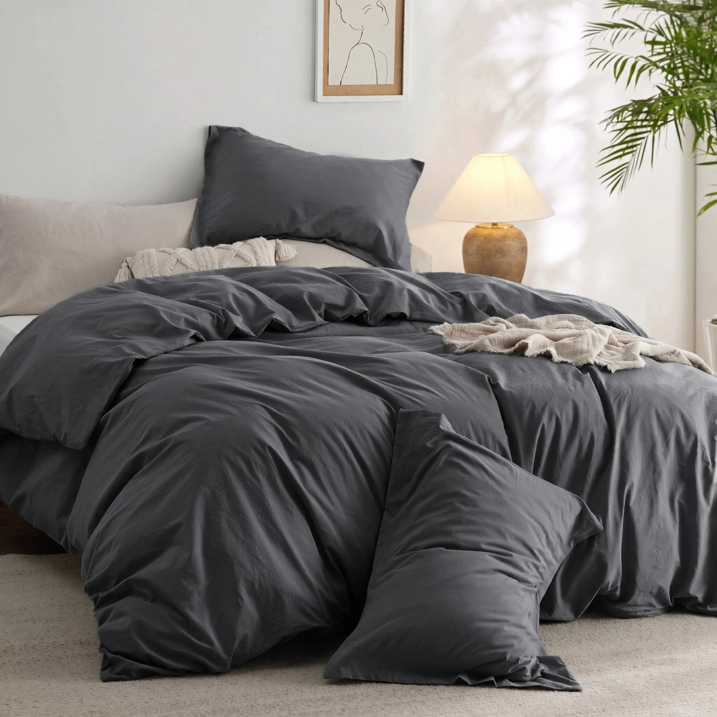 Prewashed Cotton Comforter Set