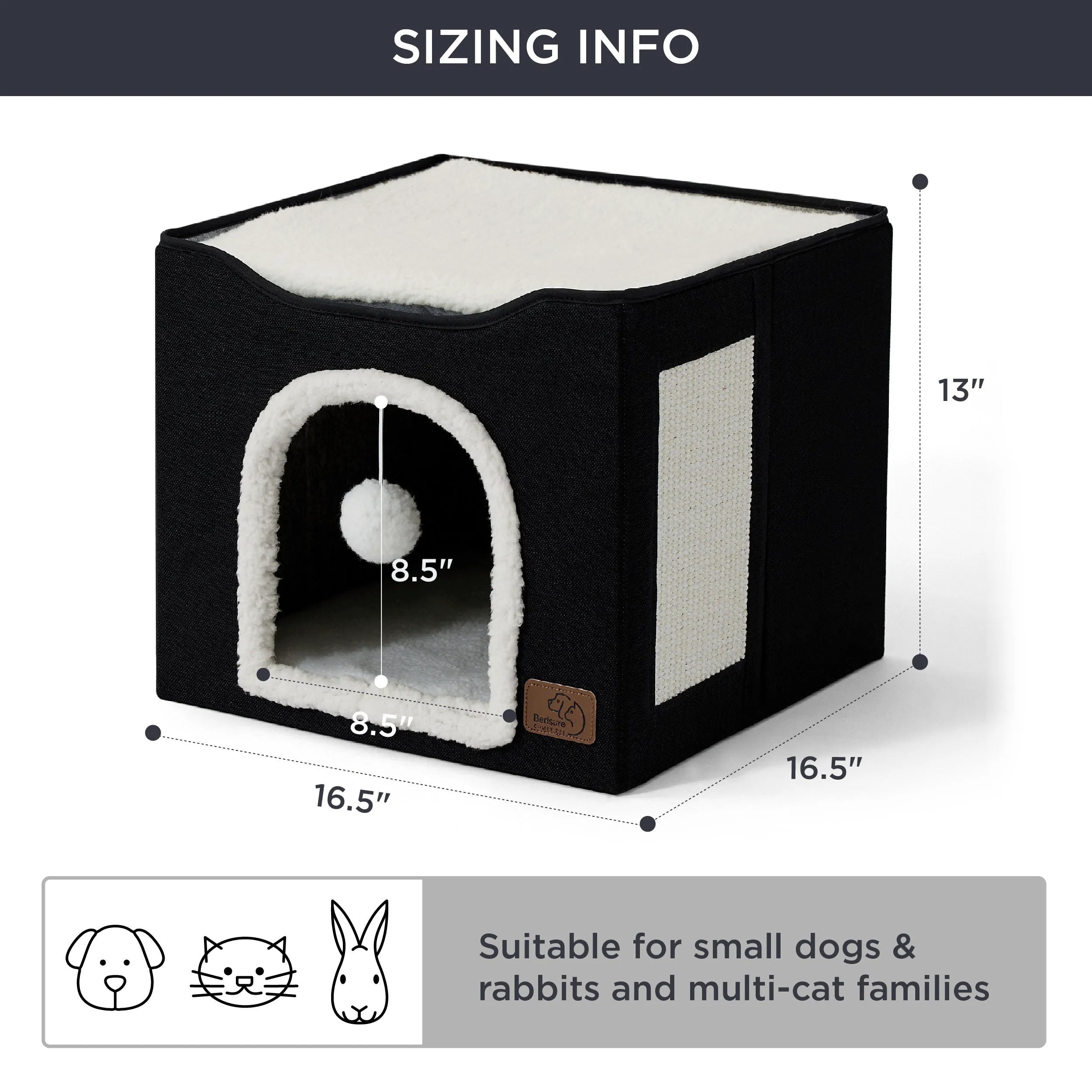 Indoor Cat Bed and House for Pets