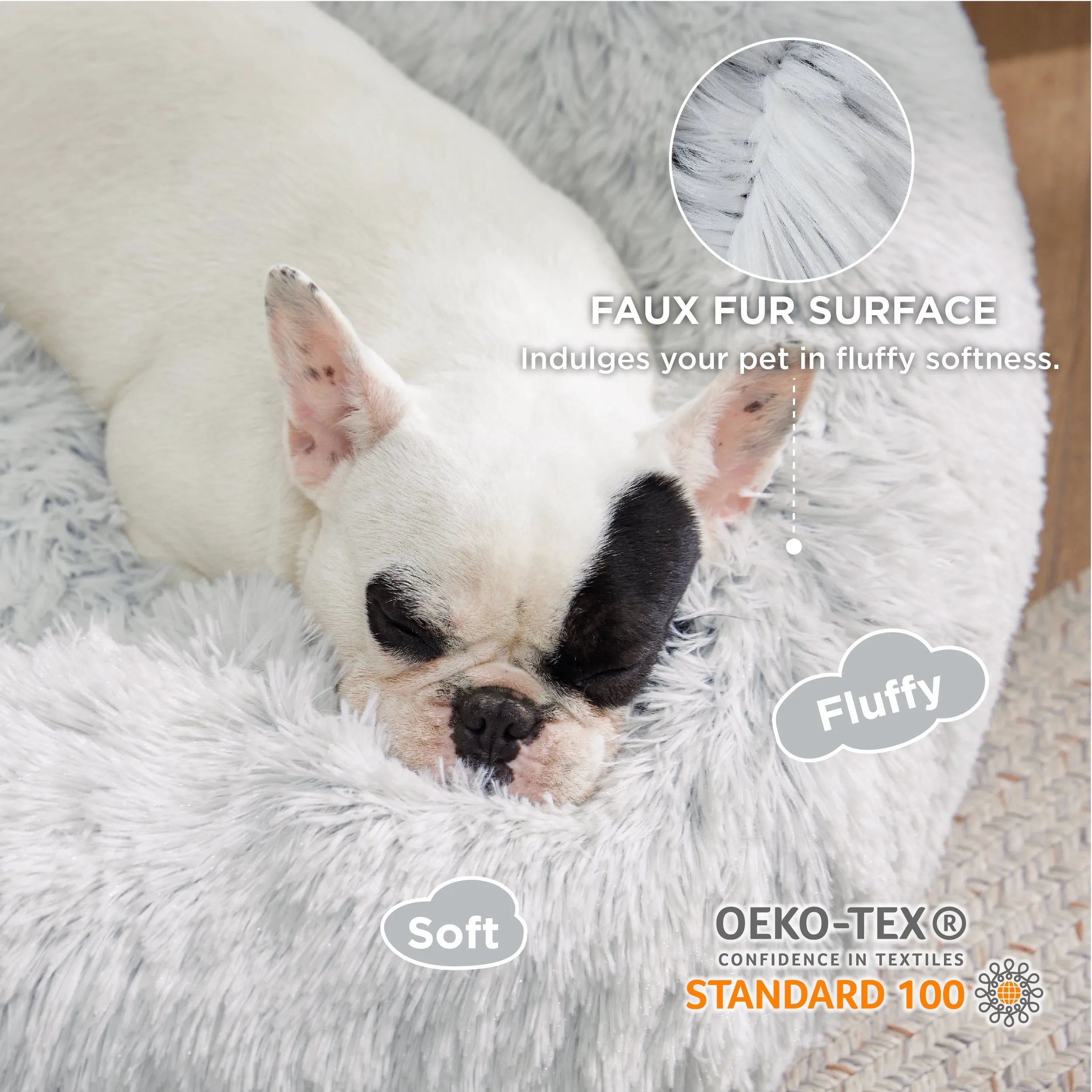 Calming Donut Bed for Pets