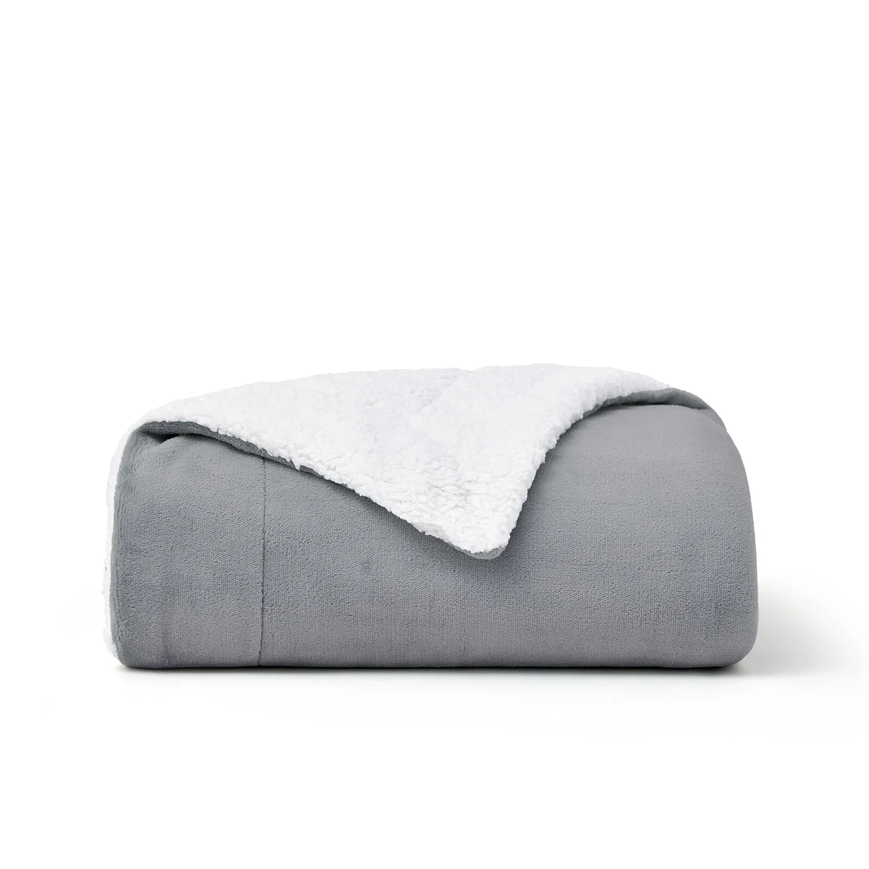 Cozy Sherpa Fleece Throw Blanket