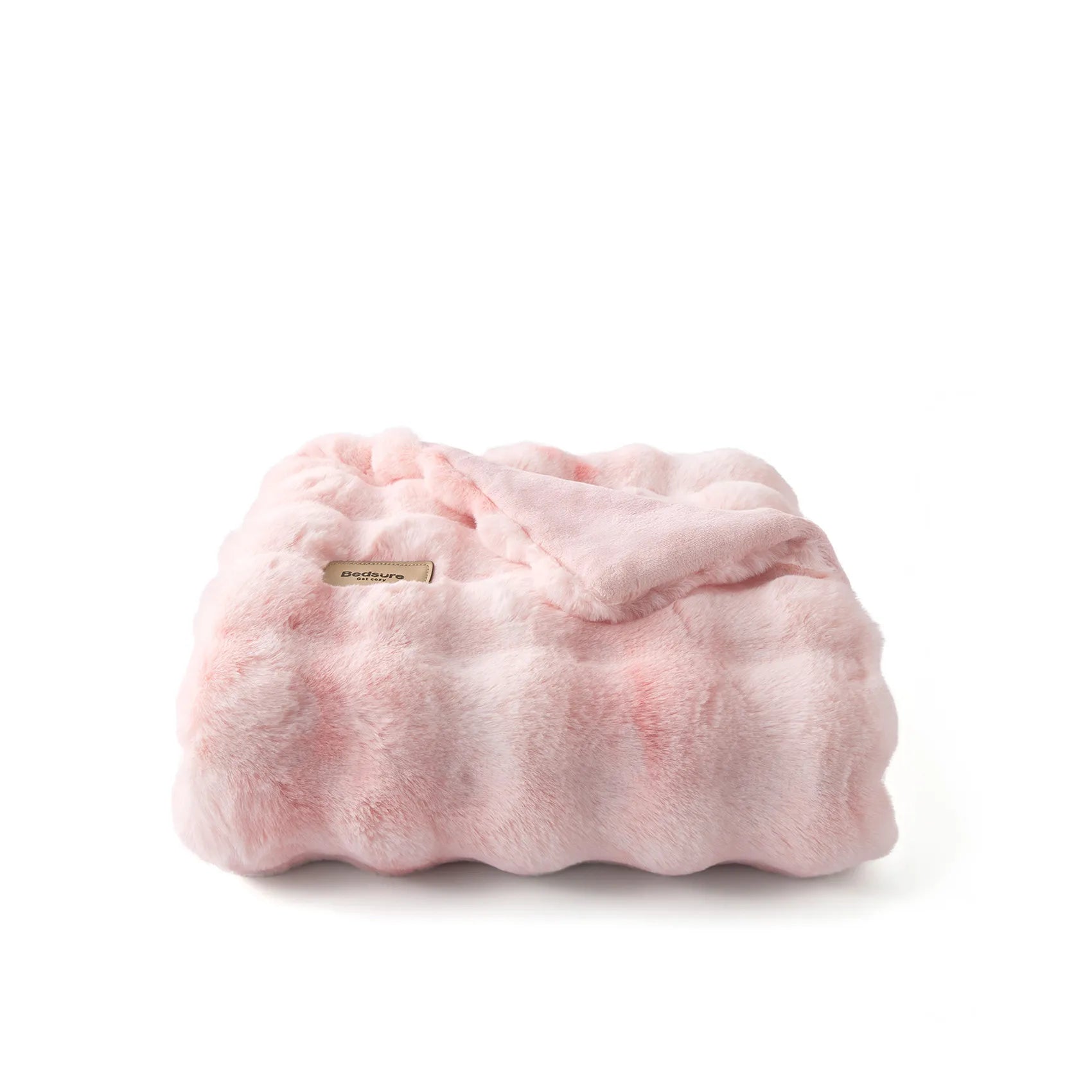 Faux Fur Bubble Blanket