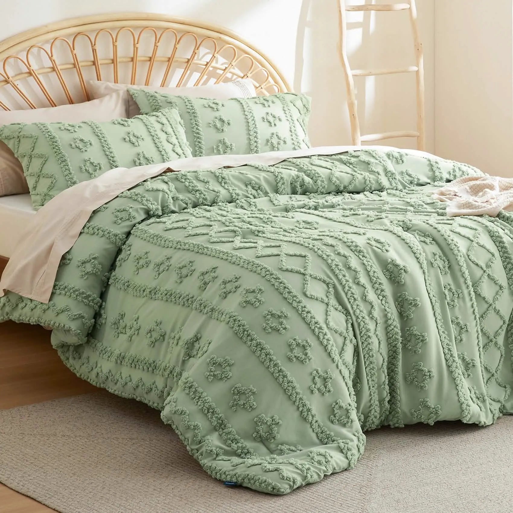 Boho Deluxe Embroidered Comforter Set