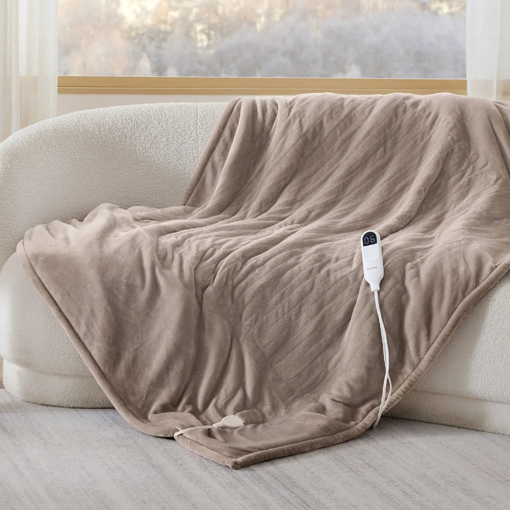 Heated Flannel Blanket