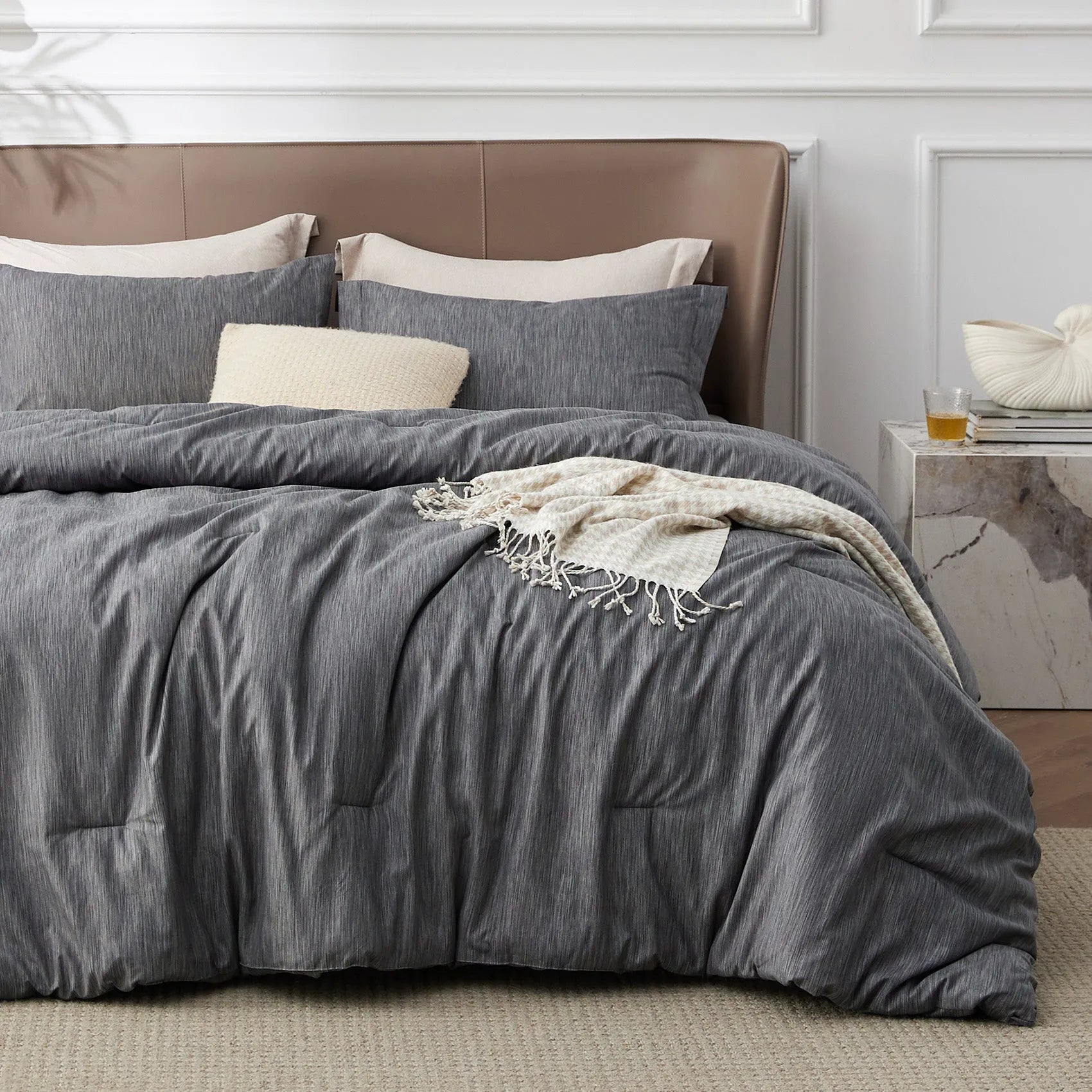 Cationic Dye Comforter Set - 90gsm