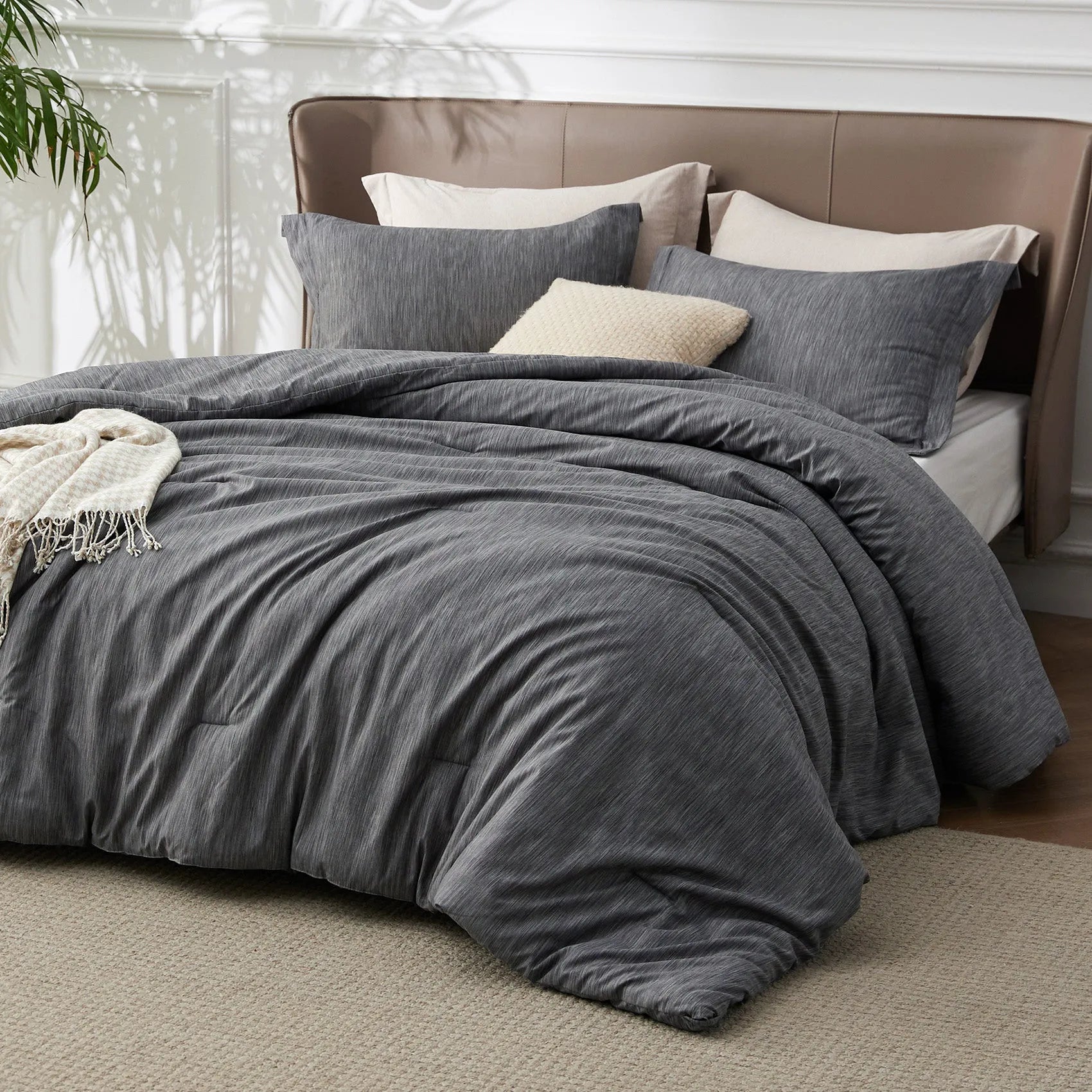 Cationic Dye Comforter Set - 90gsm