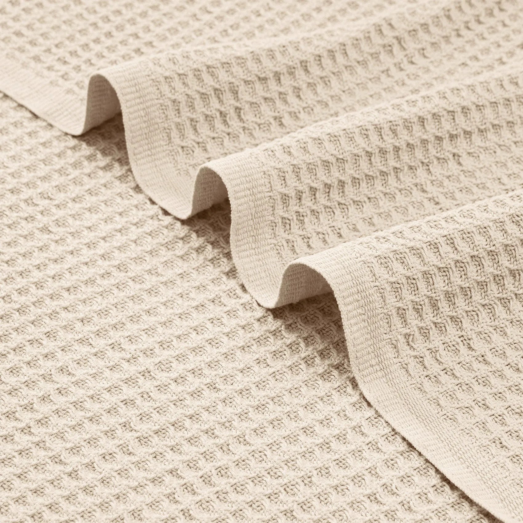 Cotton Waffle Weave Blanket