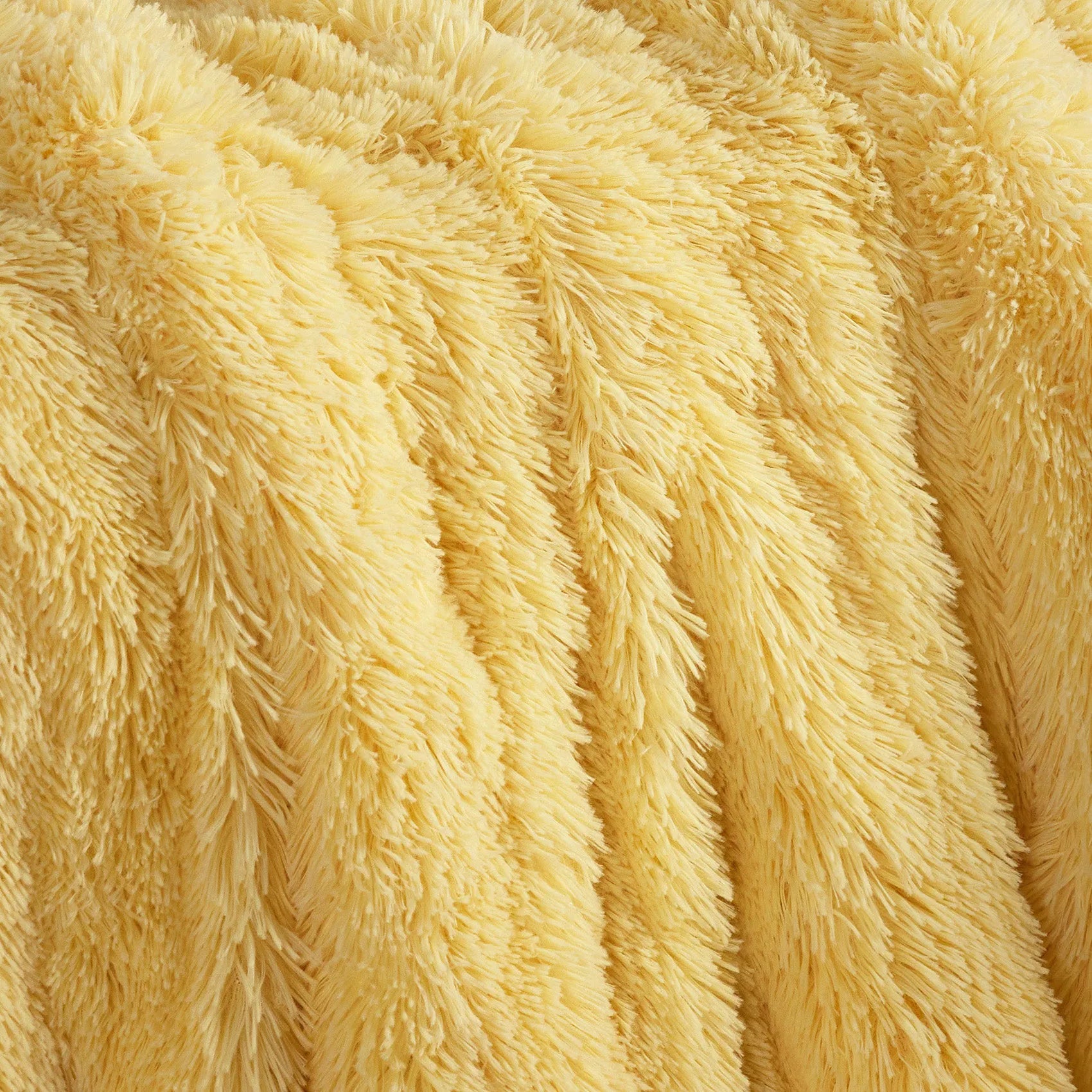 Fuzzy Faux Fur Throw Blanket