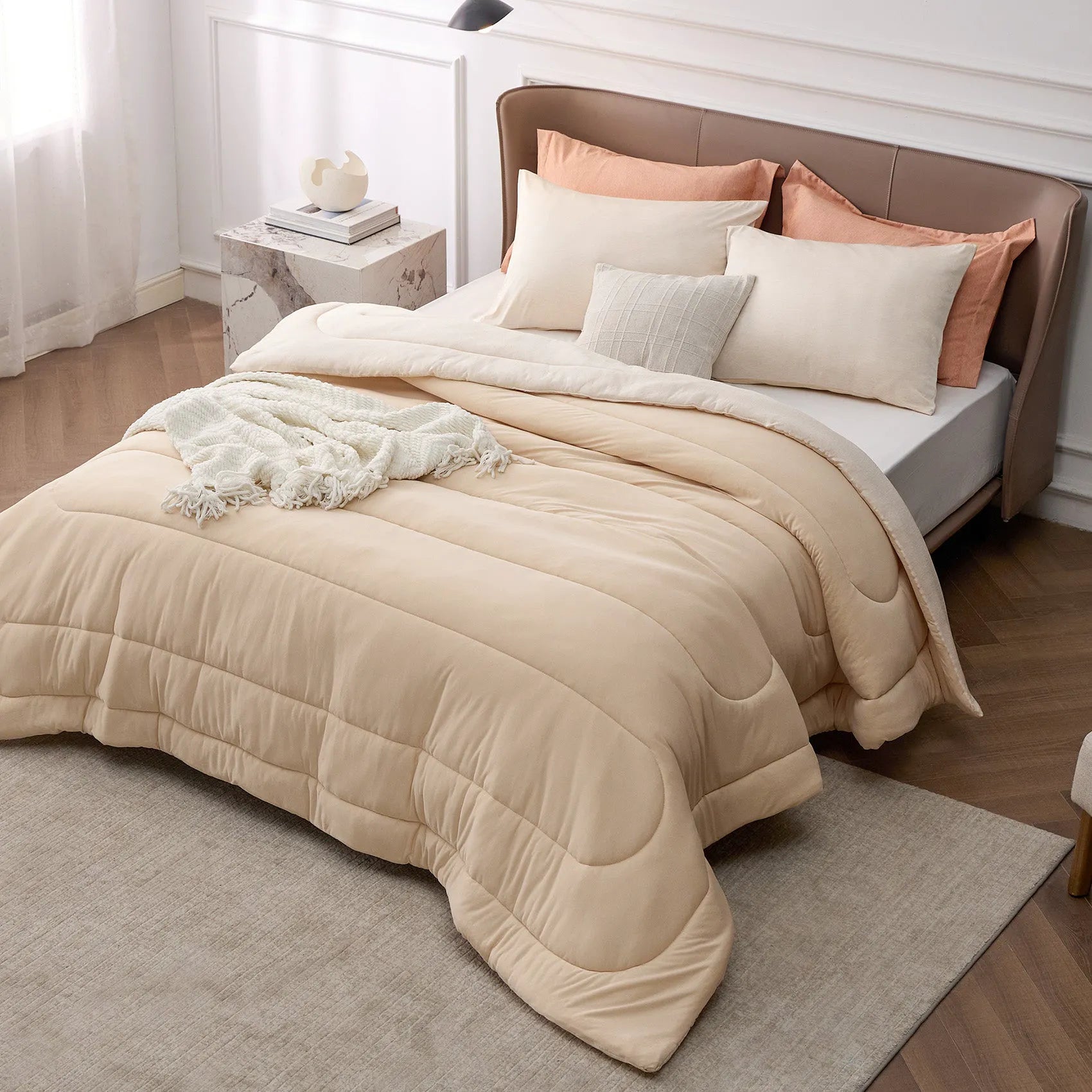 Reversible Warm & Cooling Comforter Set