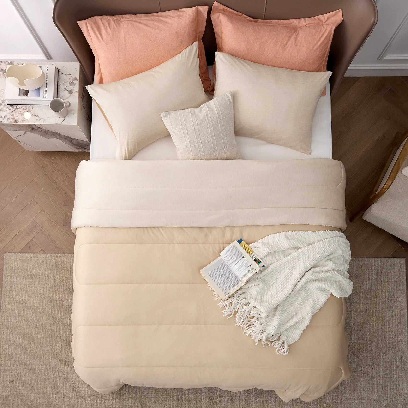 Reversible Warm & Cooling Comforter Set