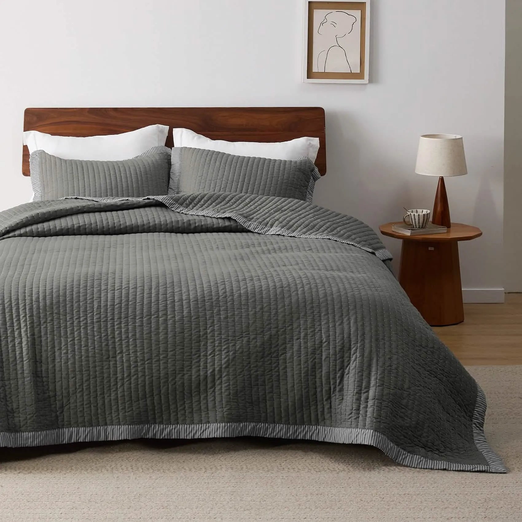 Corduroy Quilt Set