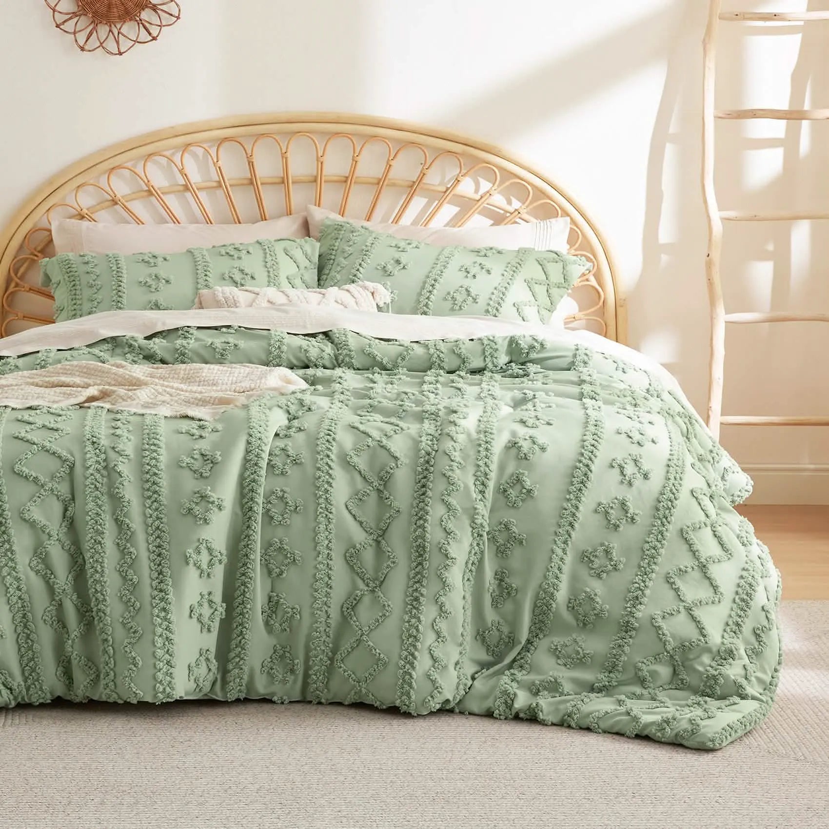 Boho Deluxe Embroidered Comforter Set