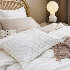 Boho Embroidery Duvet Cover Set
