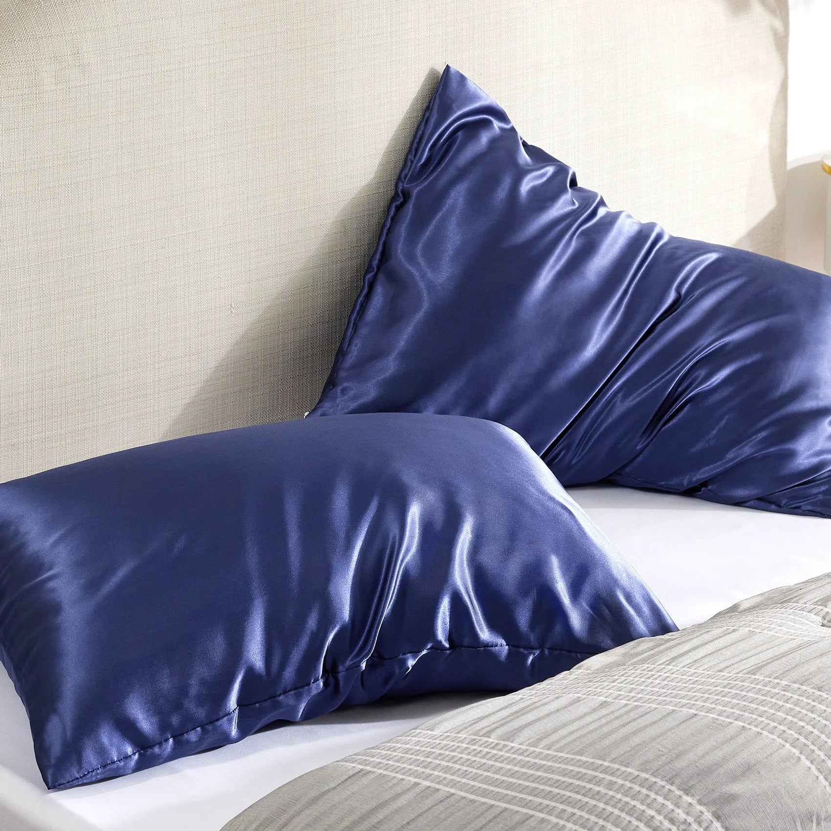 Luxurious Solid Satin Pillowcase