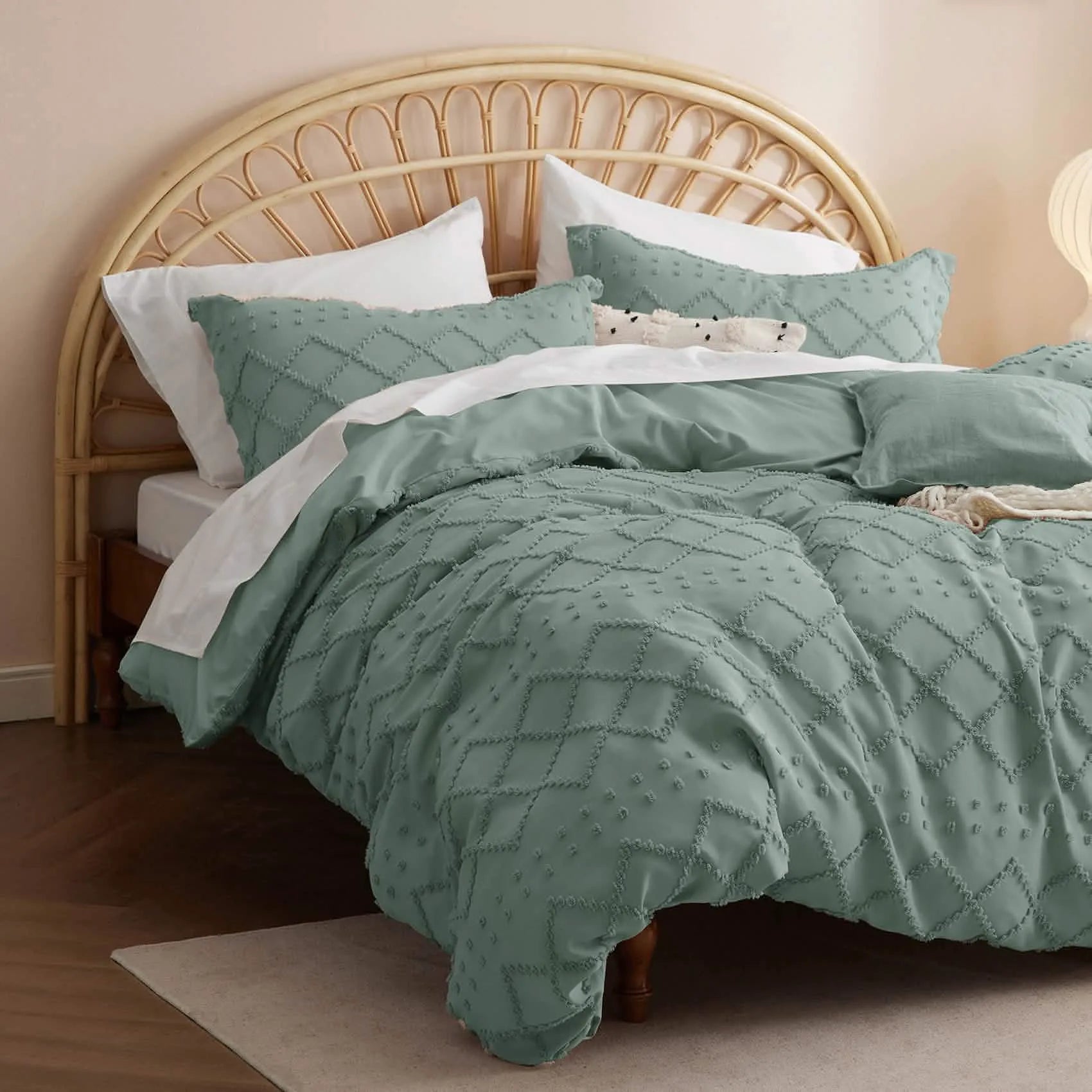 Boho Embroidery Duvet Cover Set