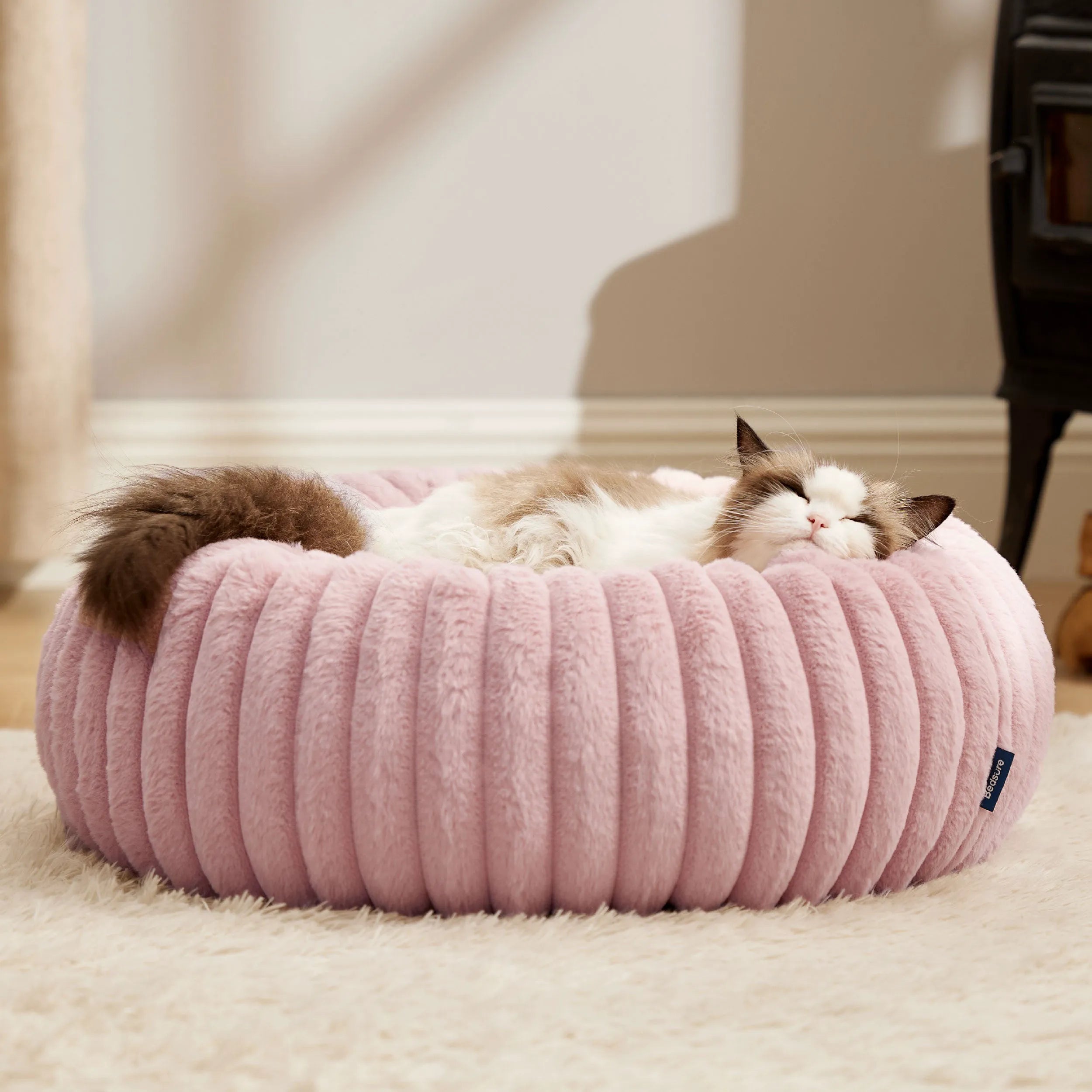 ComfyFleece™ Donut Dog Bed