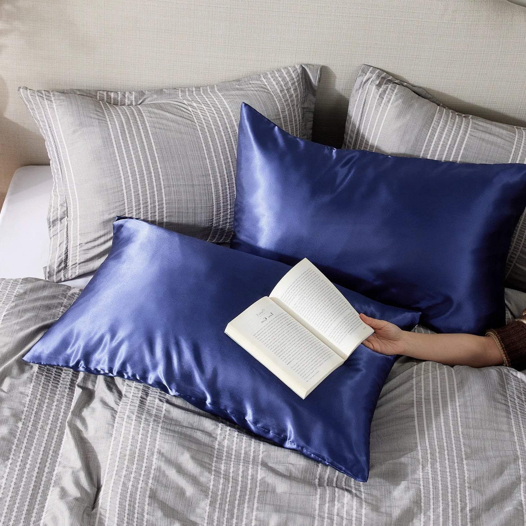 Luxurious Solid Satin Pillowcase
