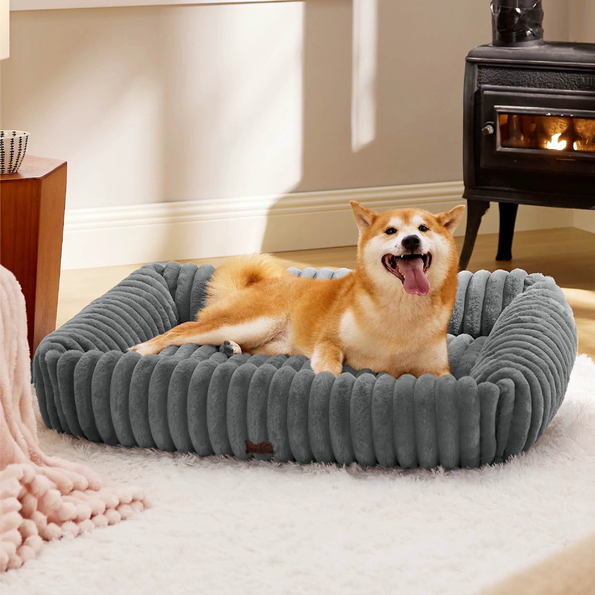 ComfyFleece™ Rectangular Dog Bed