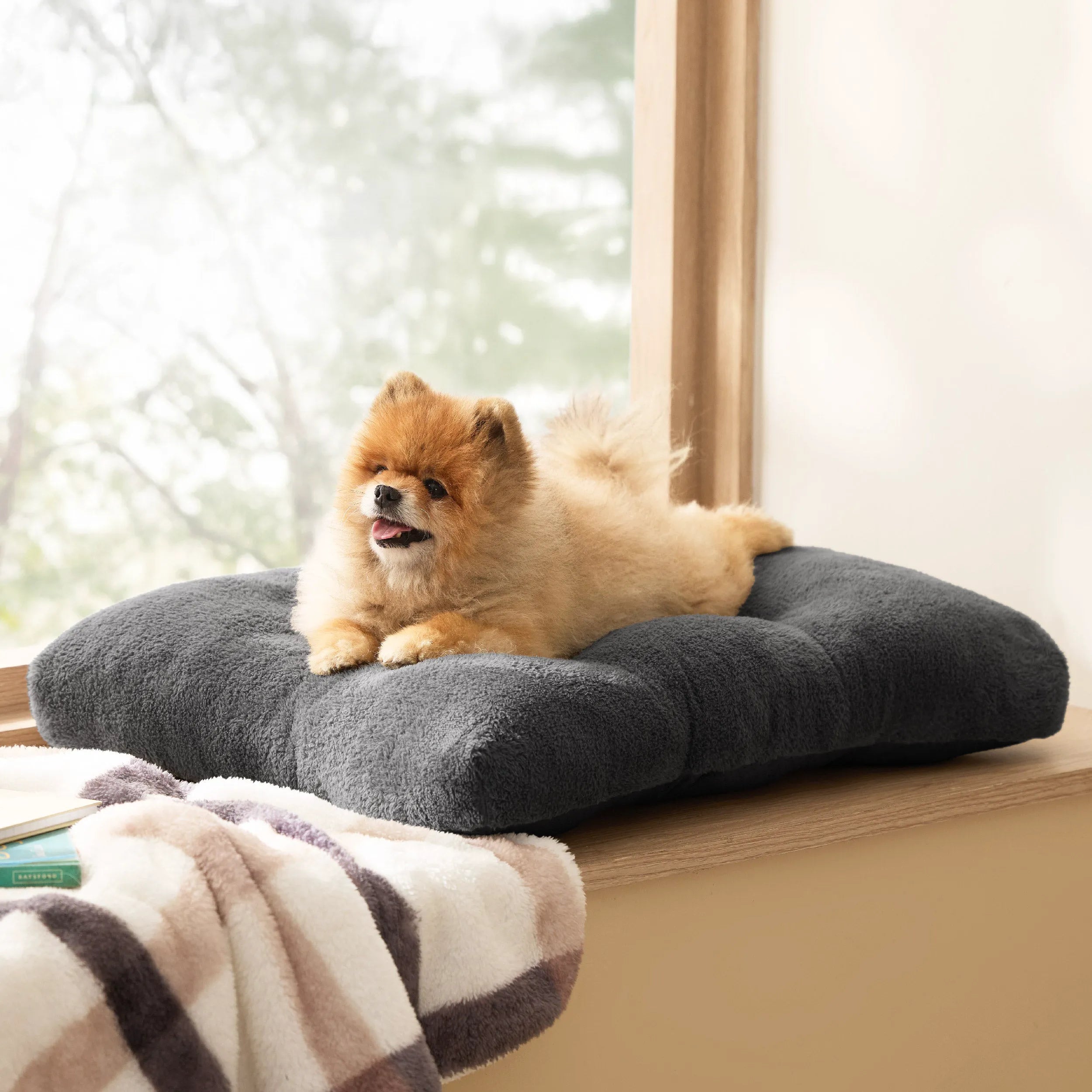 Fluffy Dog Bed Mat