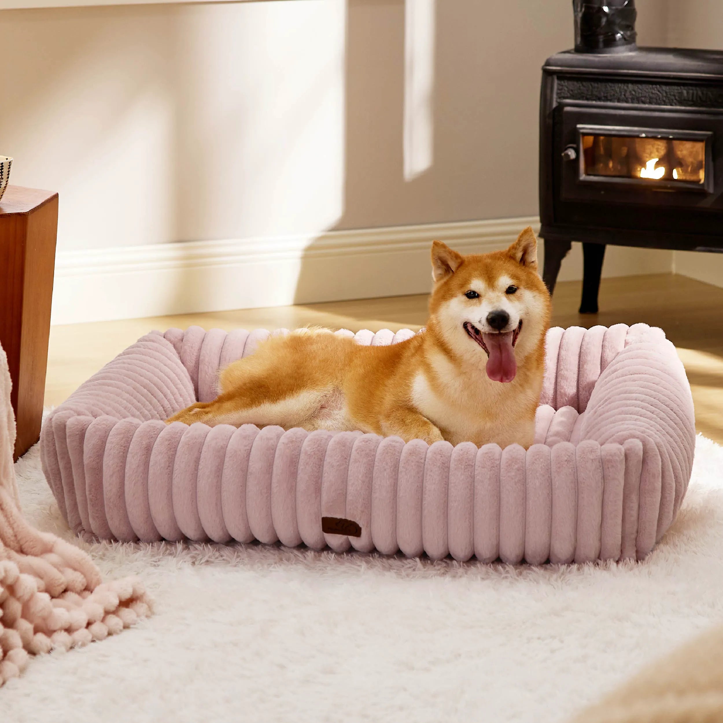 ComfyFleece™ Rectangular Dog Bed