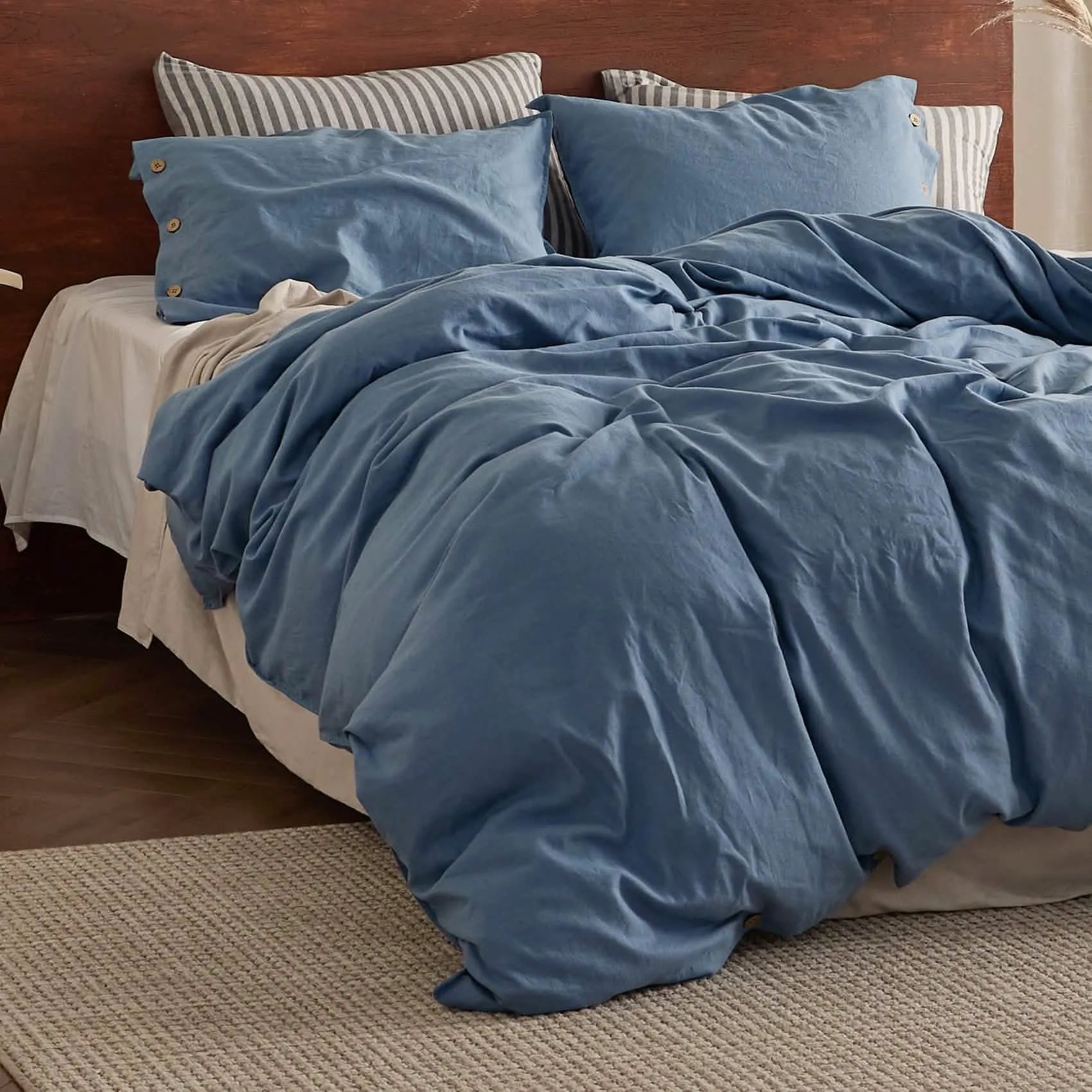 PureWoven™ Cotton-Linen Blend Duvet Cover Set