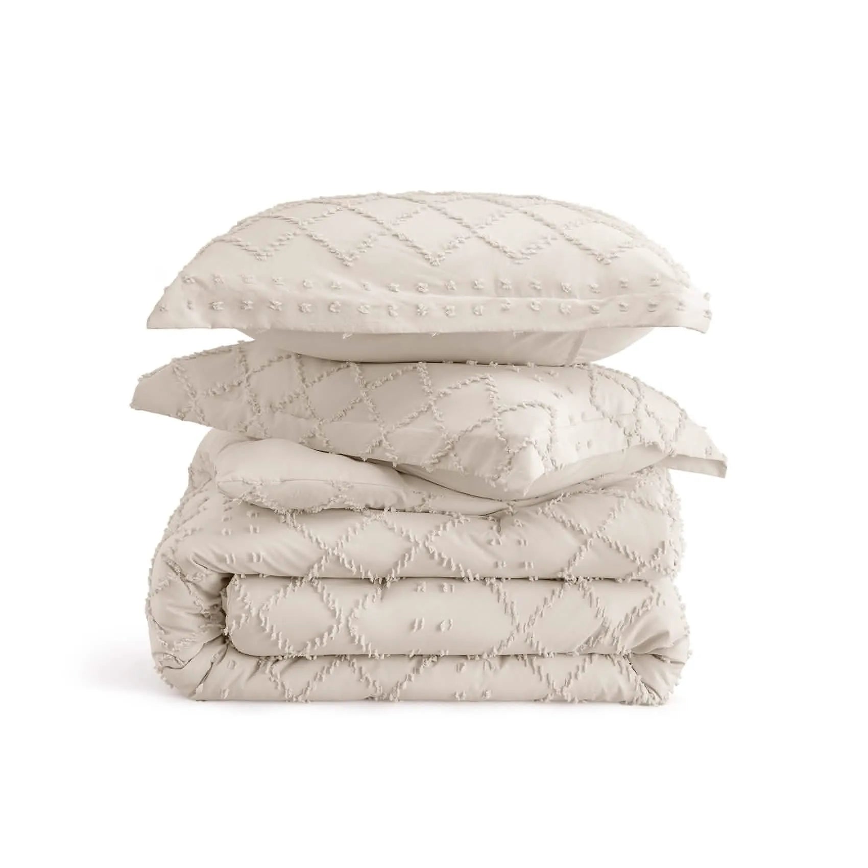 Tufted Embroidery Comforter Set