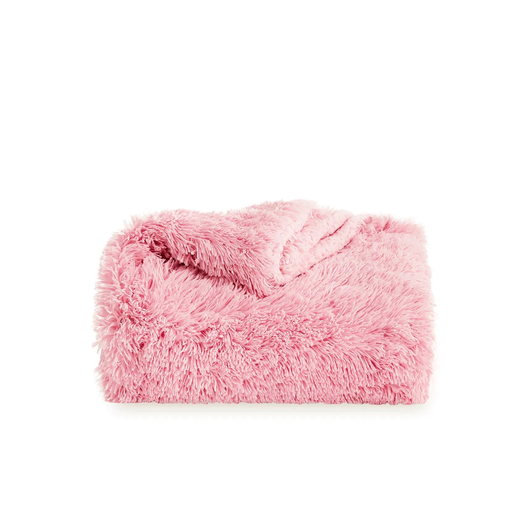 Fuzzy Faux Fur Throw Blanket