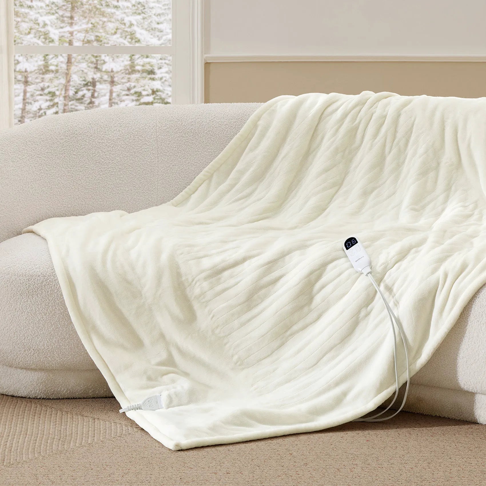 Heated Flannel Blanket