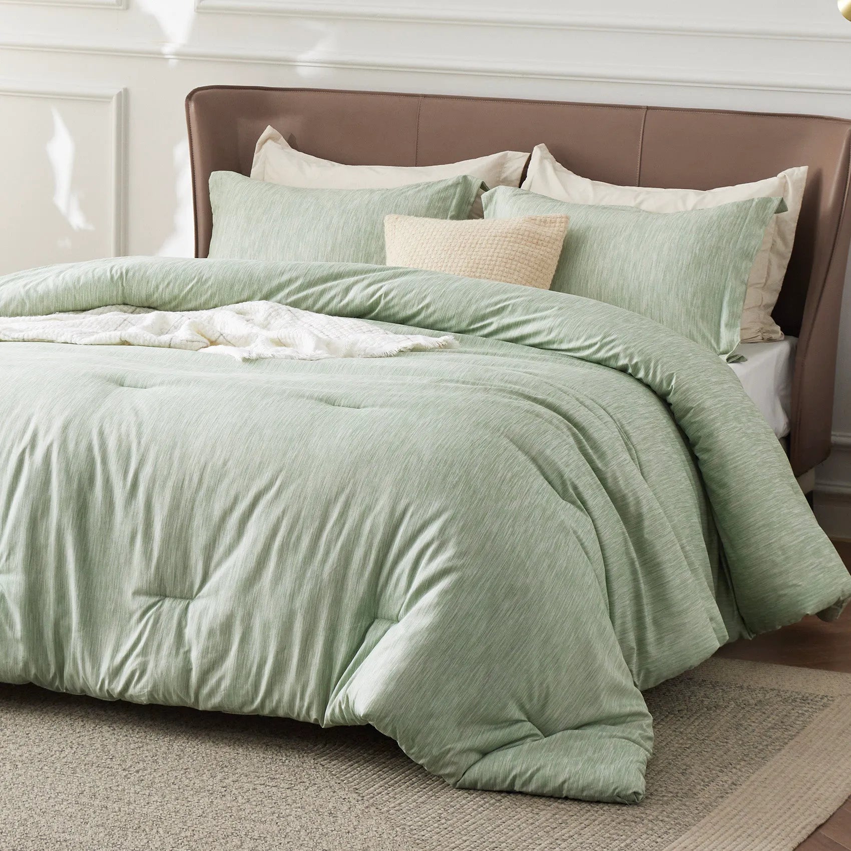 Cationic Dye Comforter Set - 90gsm