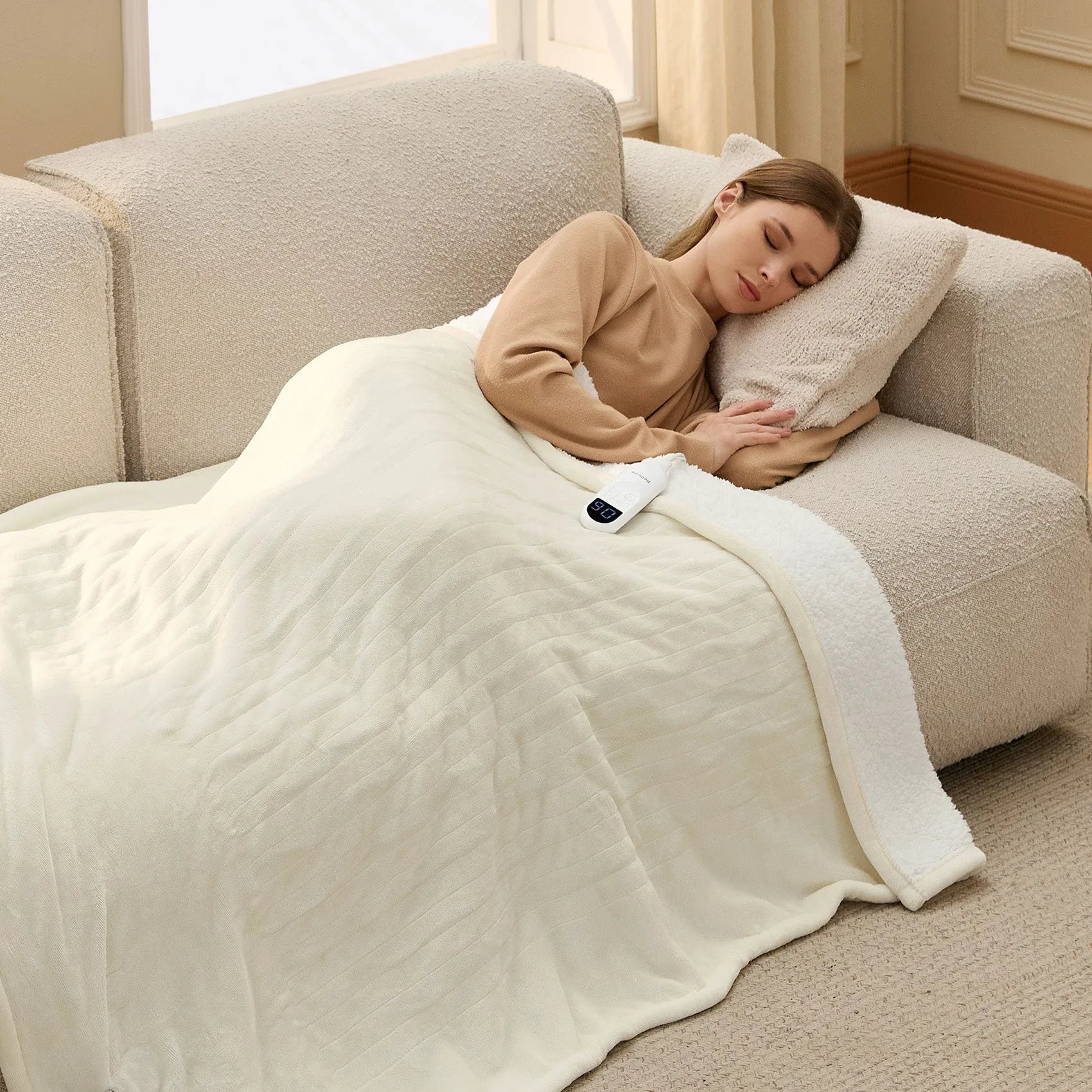 Heated Flannel Blanket