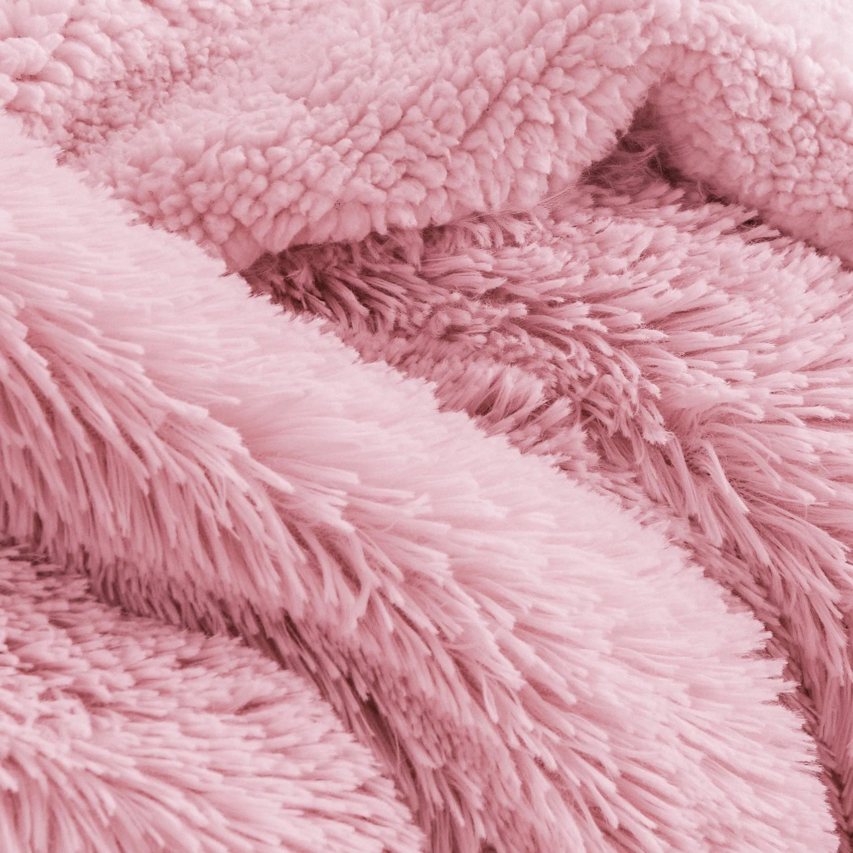 Fuzzy Faux Fur Throw Blanket