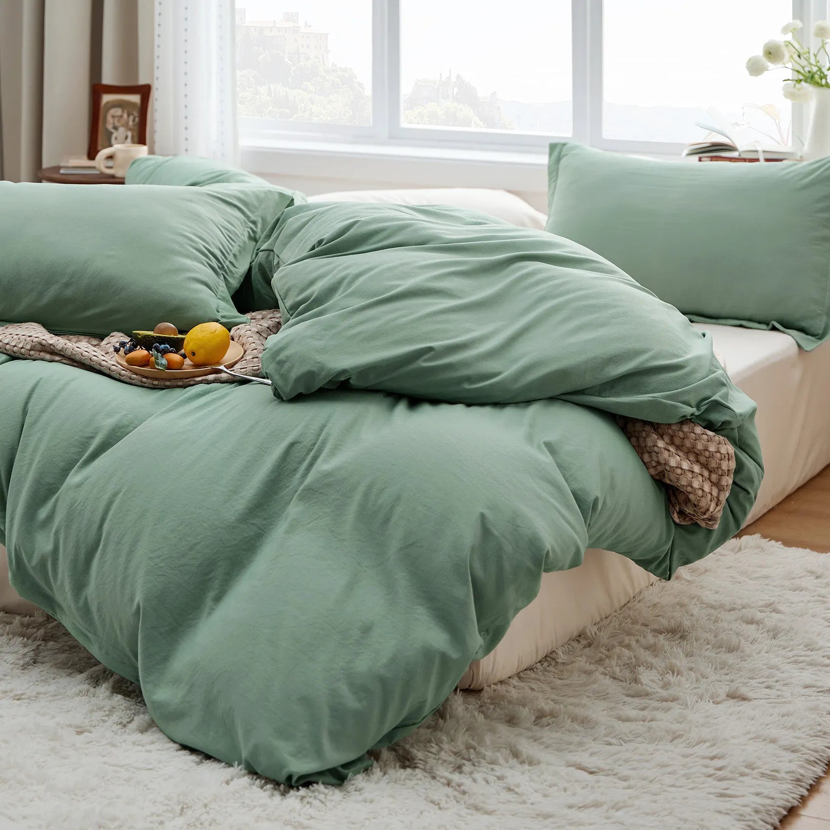 Ultra-Soft Hypoallergenic Microfiber Duvet Cover Set