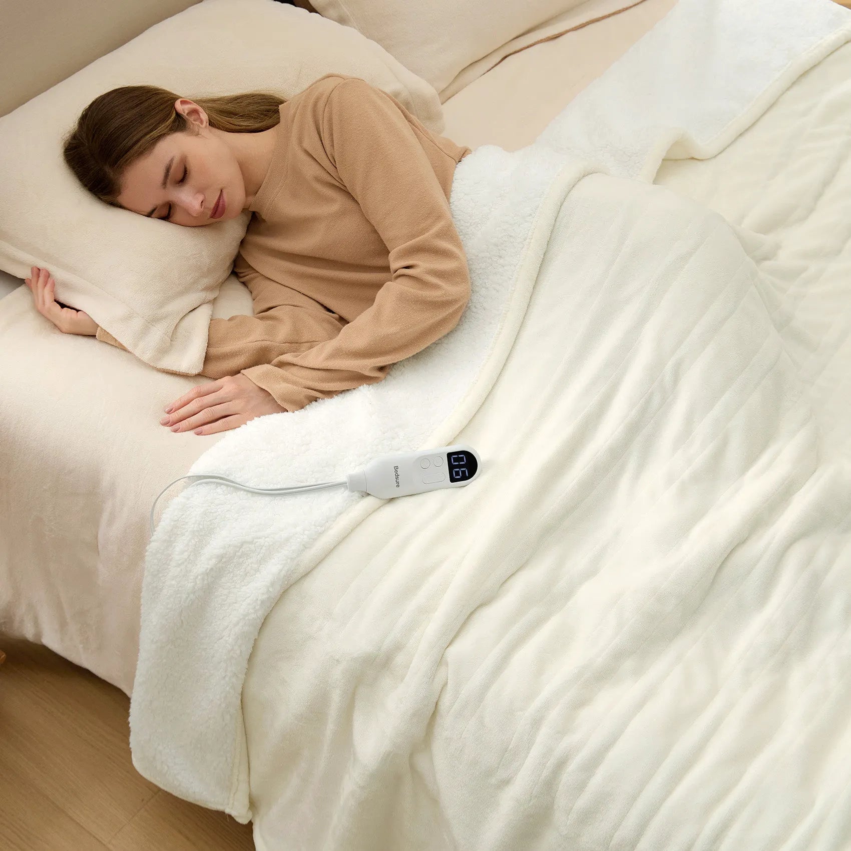 Heated Flannel Blanket