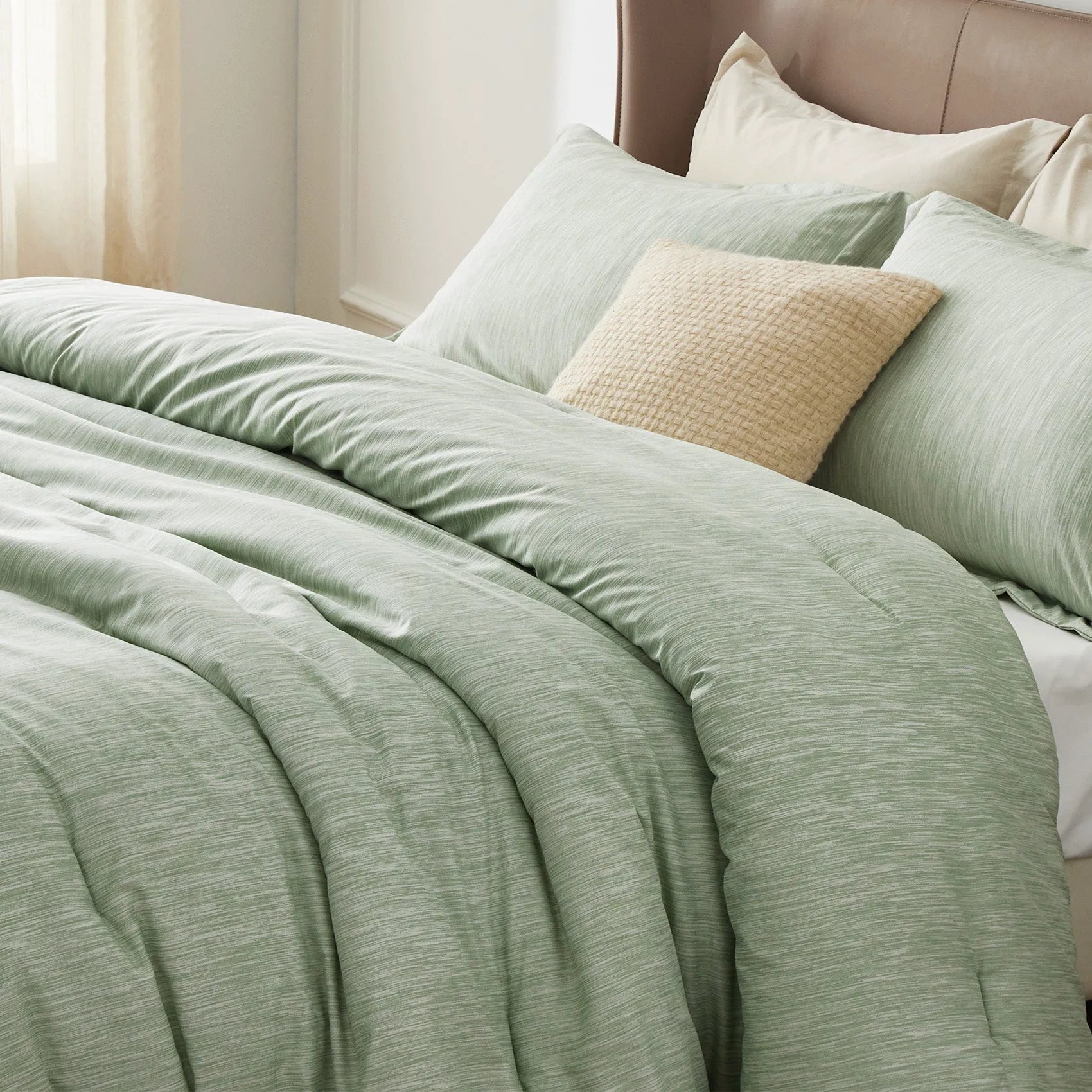 Cationic Dye Comforter Set - 90gsm