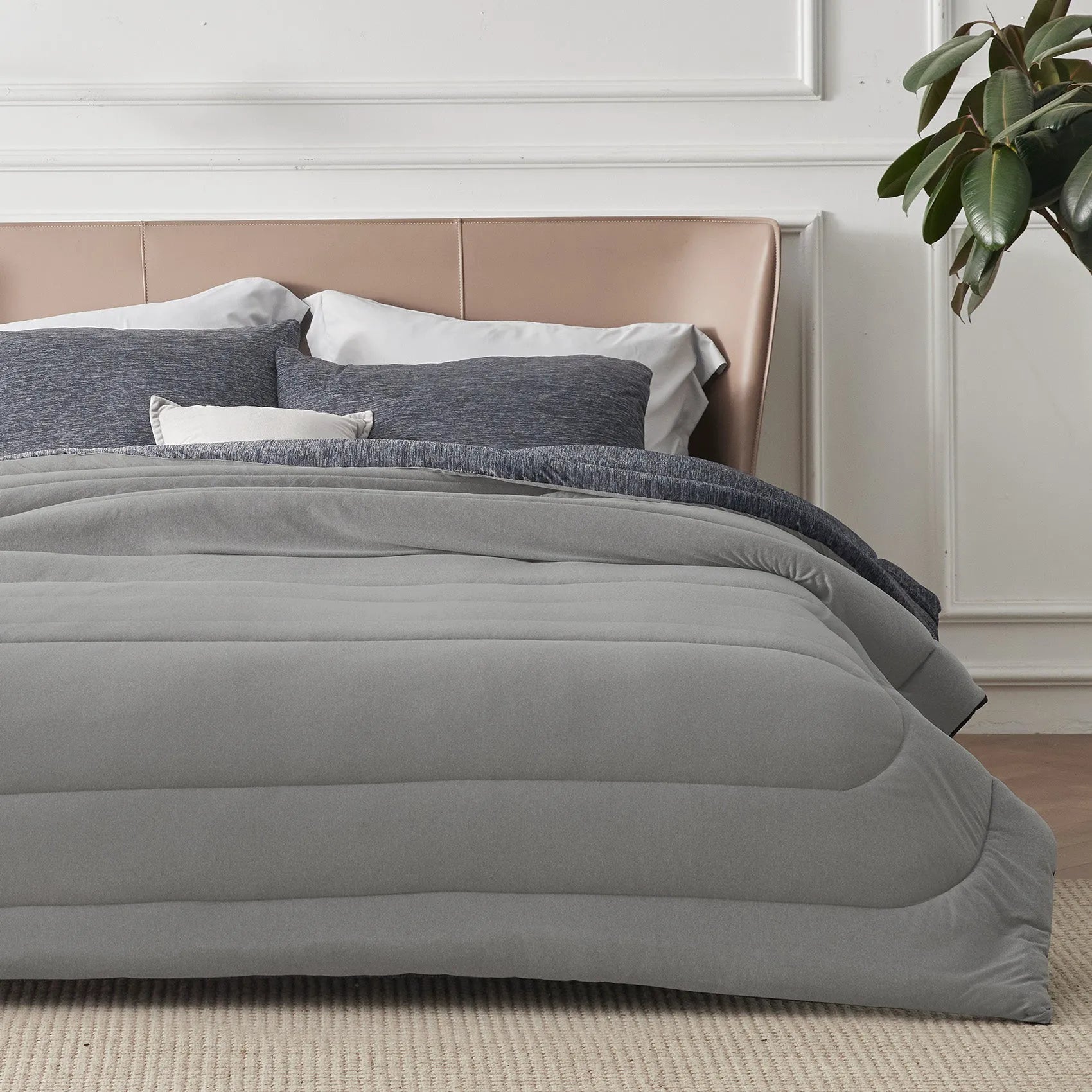 Reversible Warm & Cooling Comforter Set
