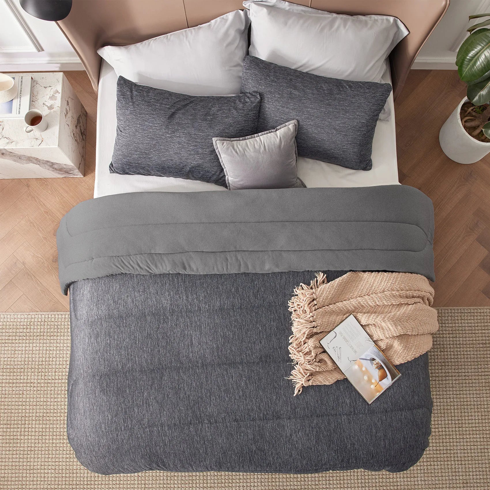 Reversible Warm & Cooling Comforter Set