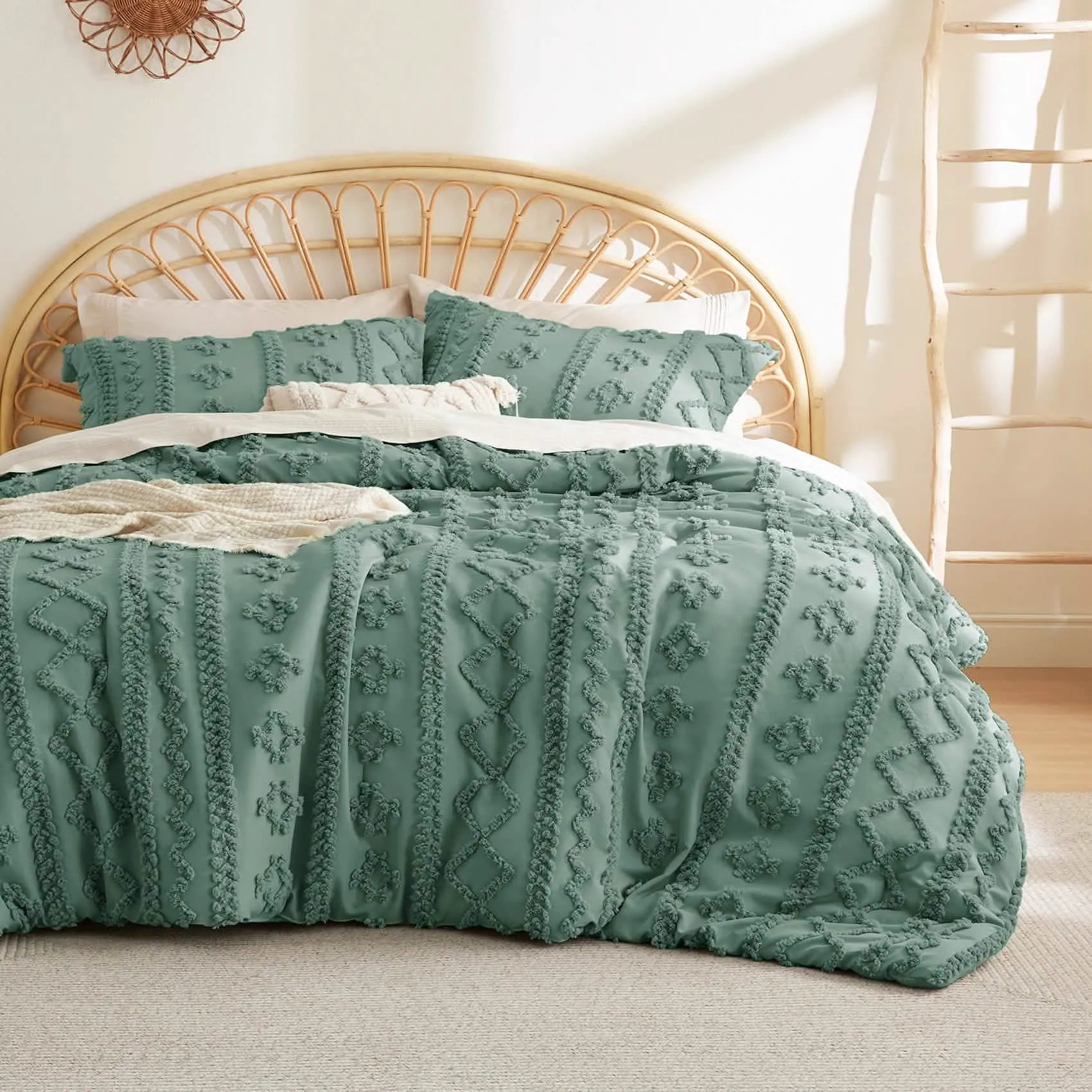 Boho Deluxe Embroidered Comforter Set