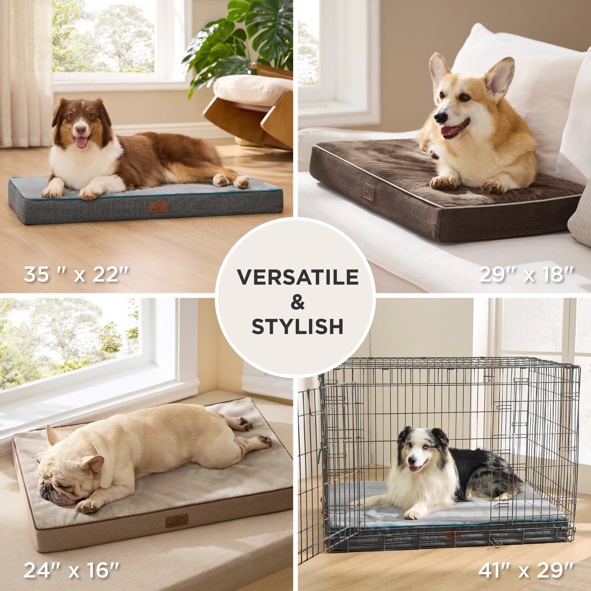 Orthopedic Memory Foam Dog Bed