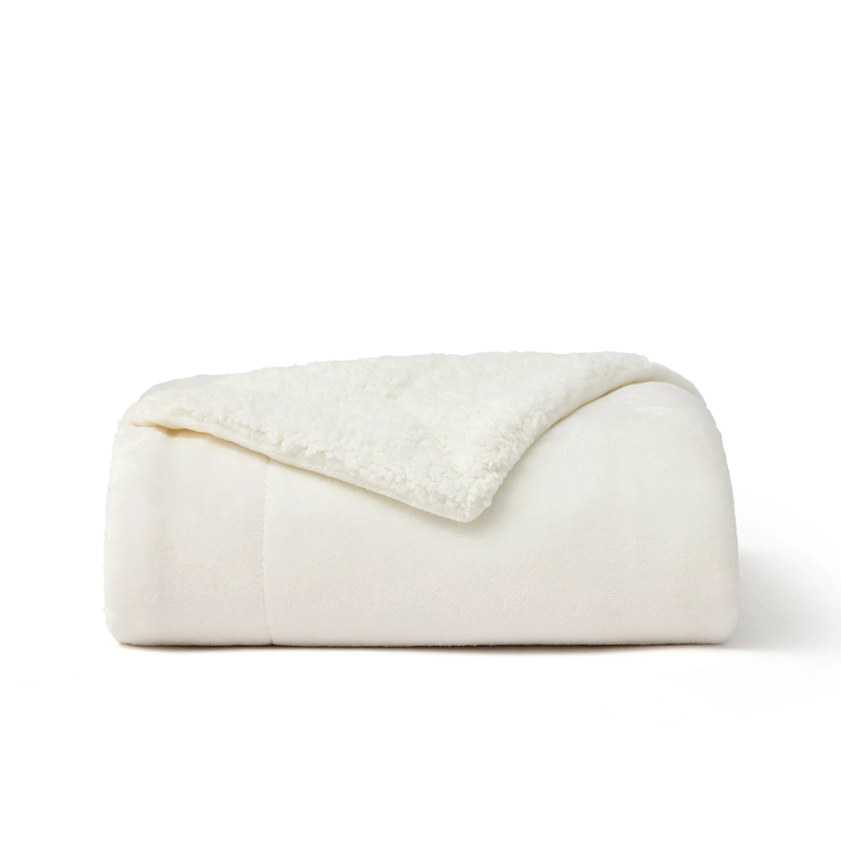 Cozy Sherpa Fleece Throw Blanket