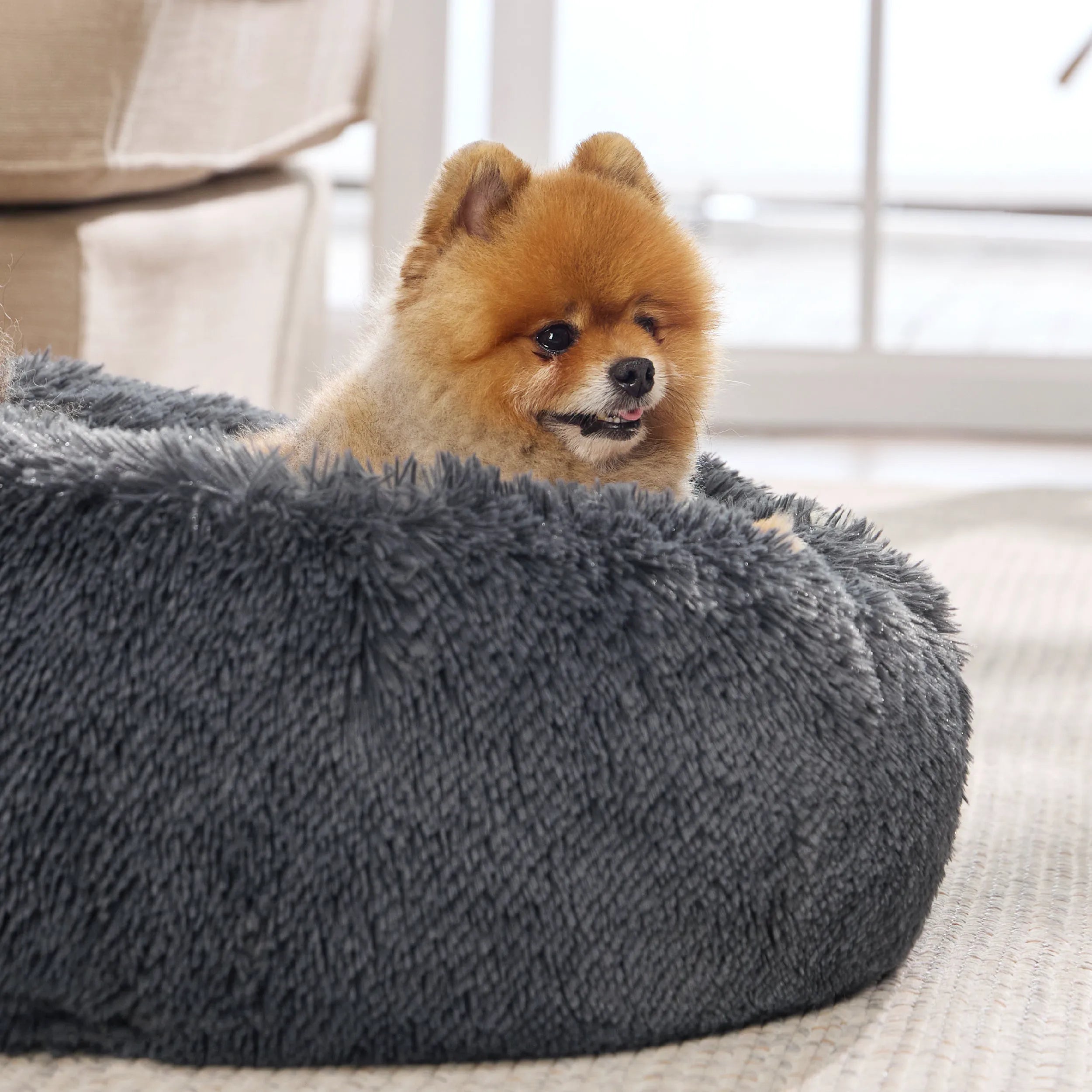 Calming Donut Bed for Pets