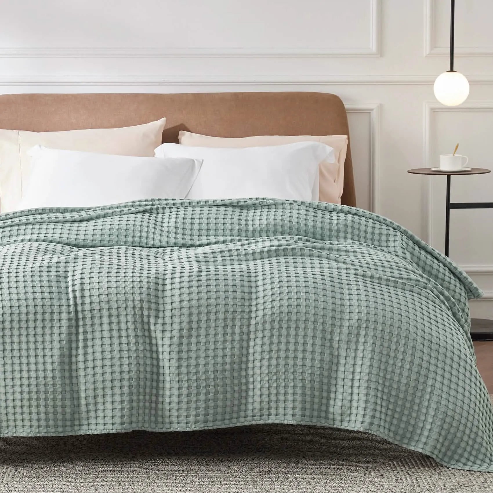 Bamboo Rayon Waffle Blanket