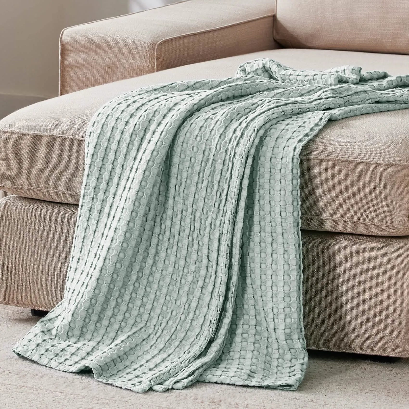 Bamboo Rayon Waffle Blanket